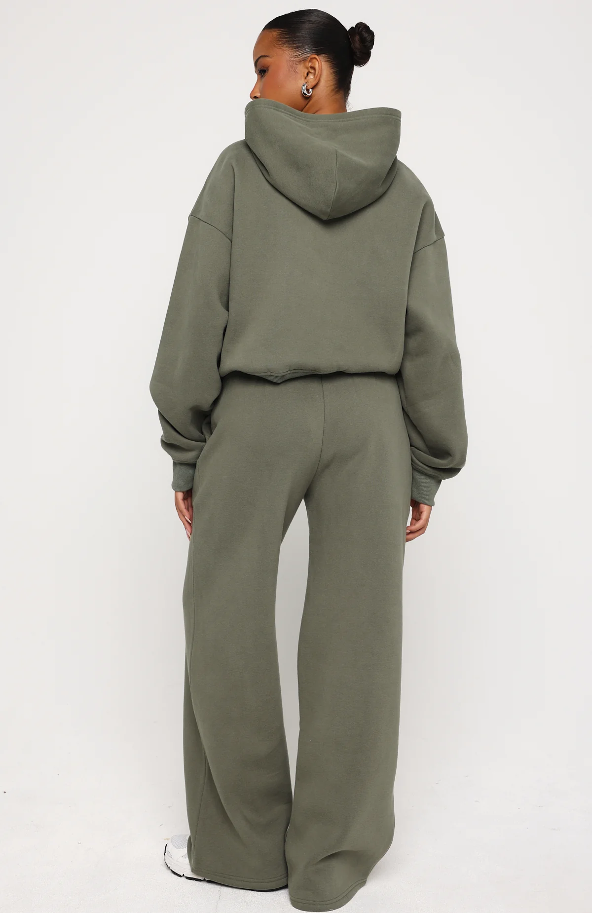 Test Drive Wide Leg Sweatpants Khaki - Image 4