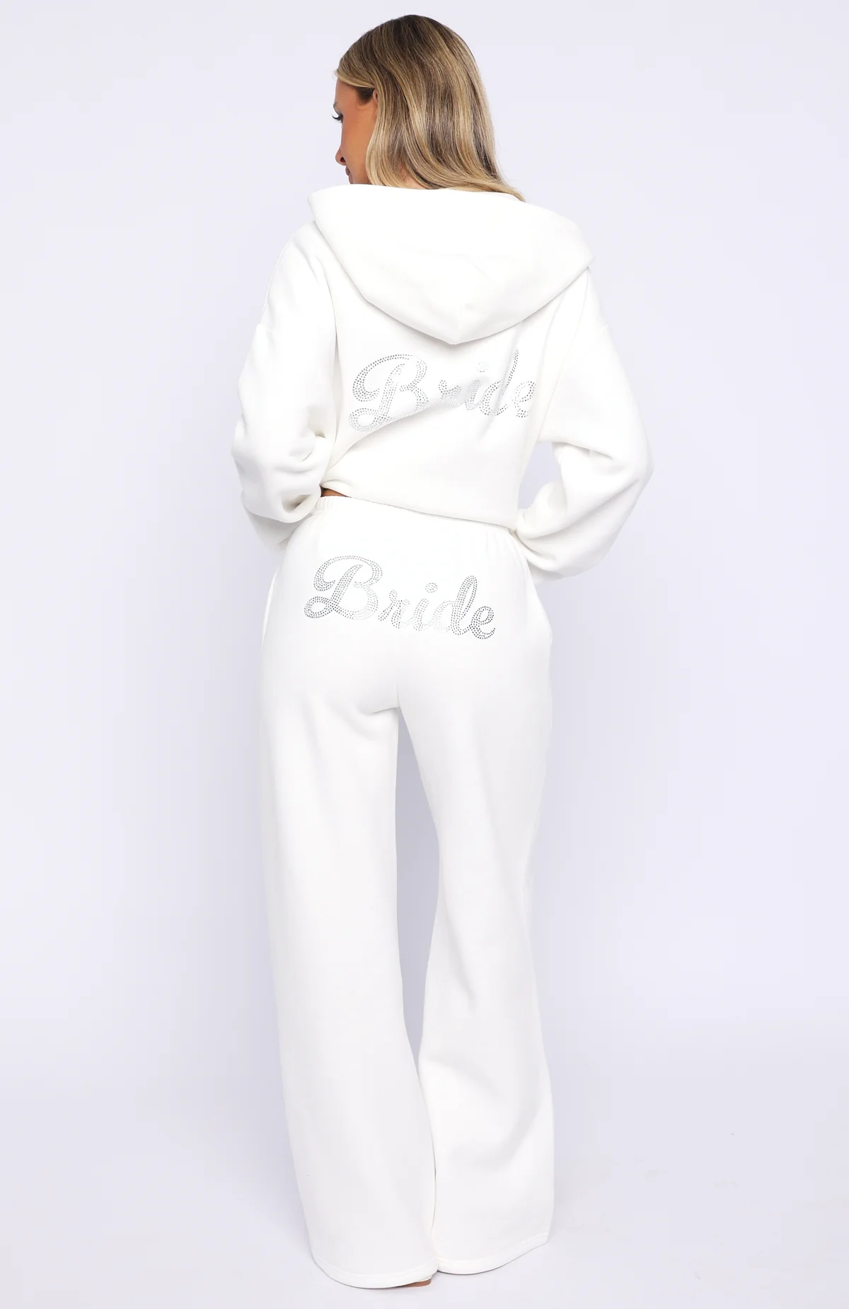 The Bride Wide Leg Sweatpants White - Image 5