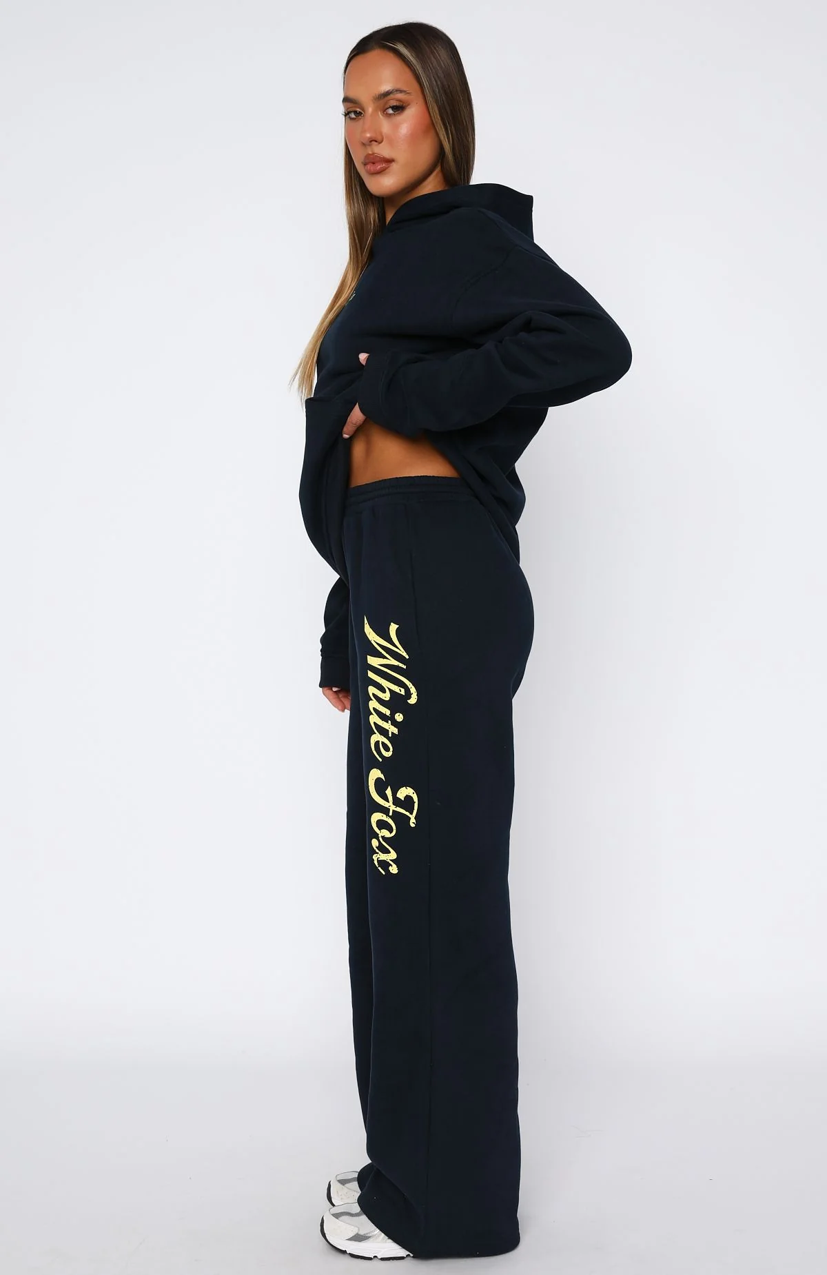 The Good Life Wide Leg Sweatpants Navy - Image 3
