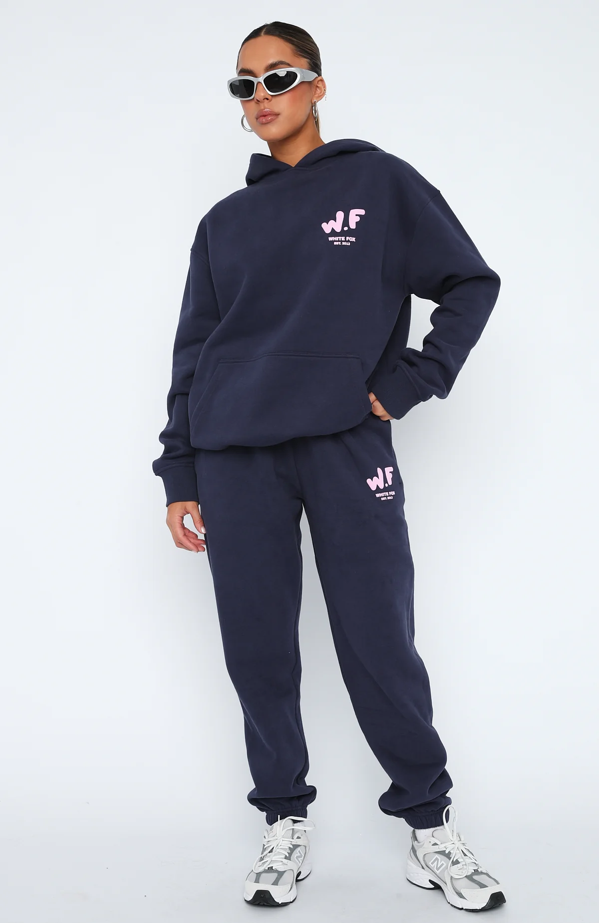 The New Standard Oversized Hoodie Navy - Image 5