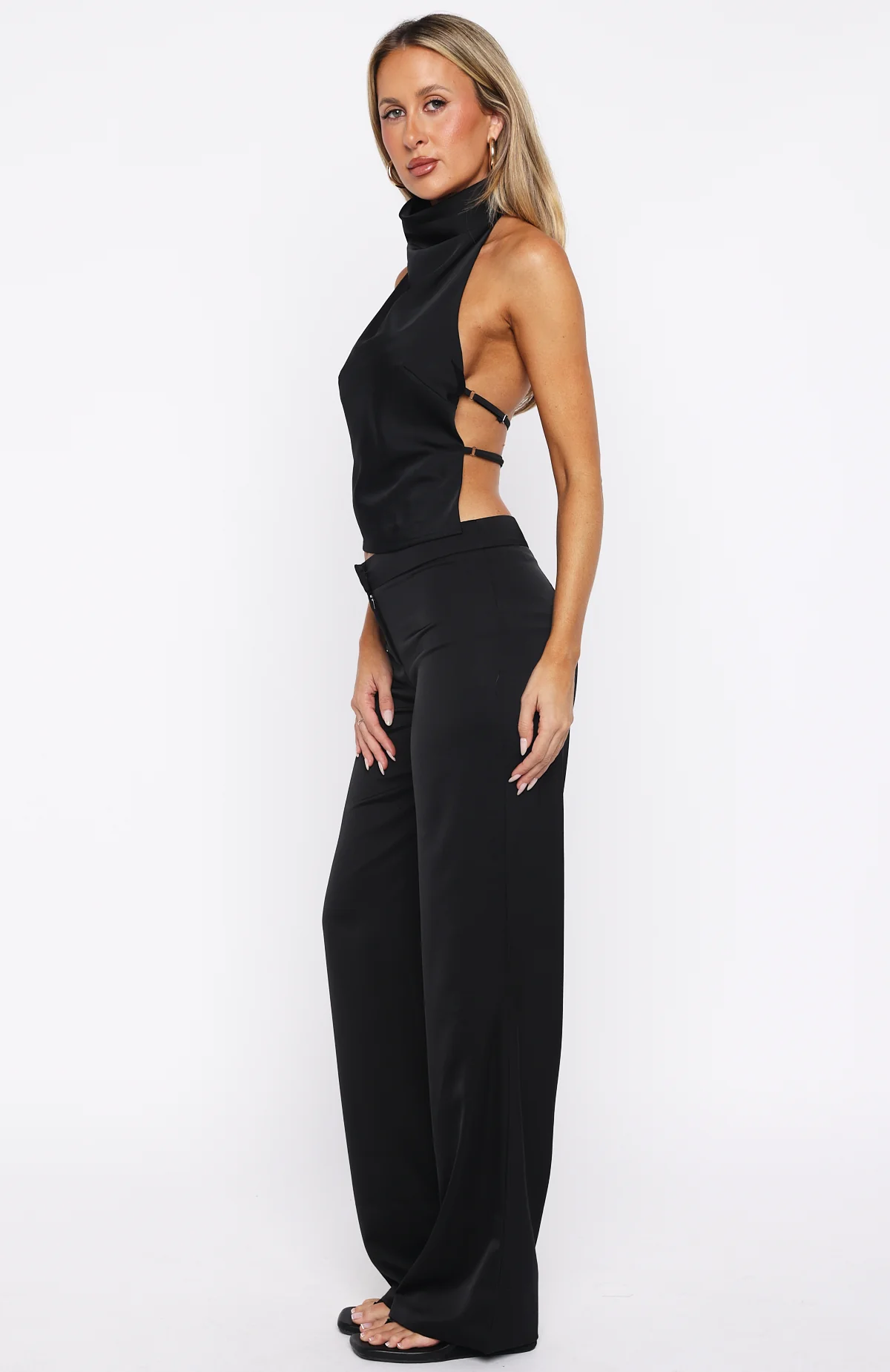 Time Passes Dress Pants Black - Image 3