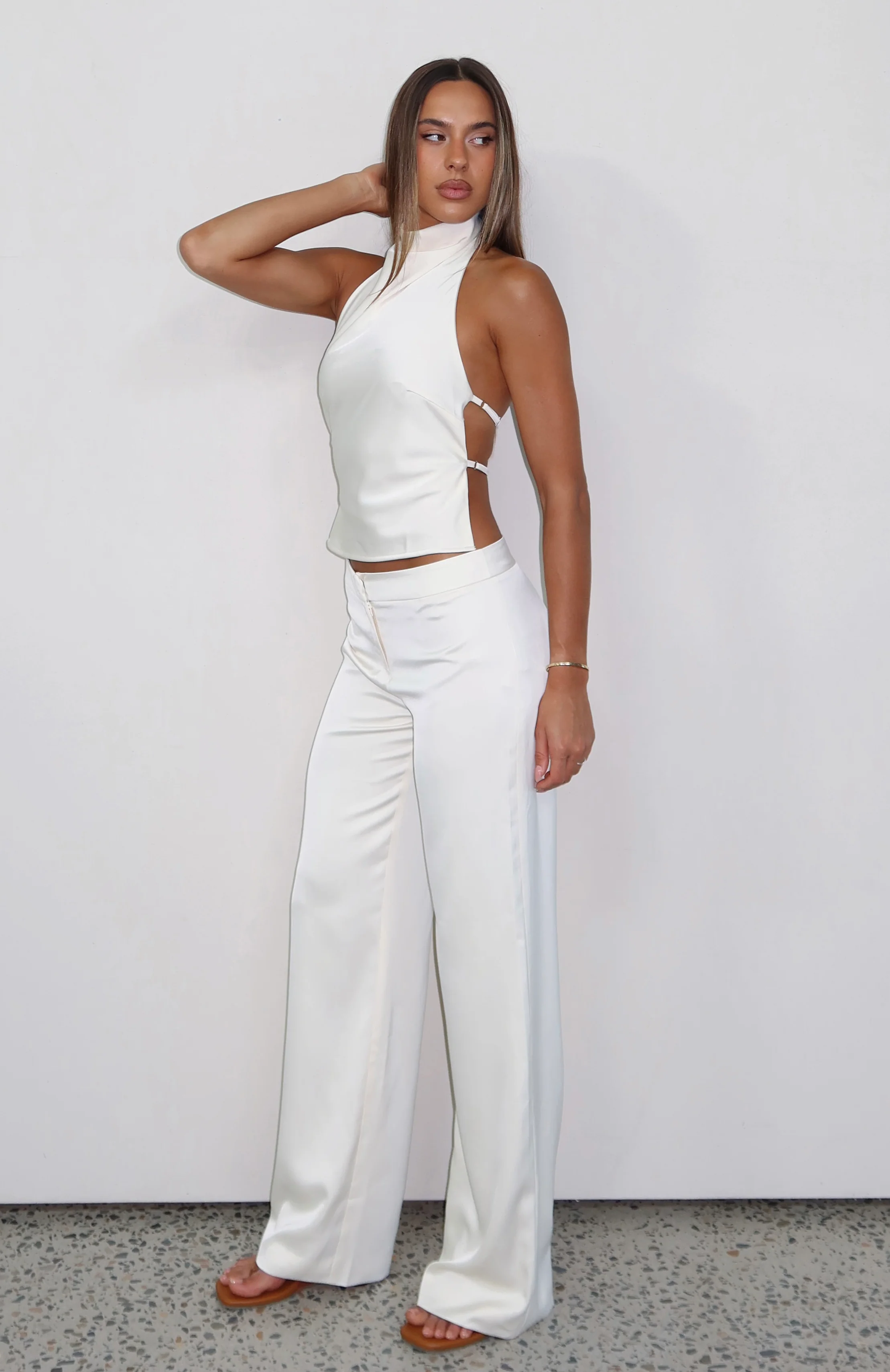 Time Passes Dress Pants Pearl - Image 5