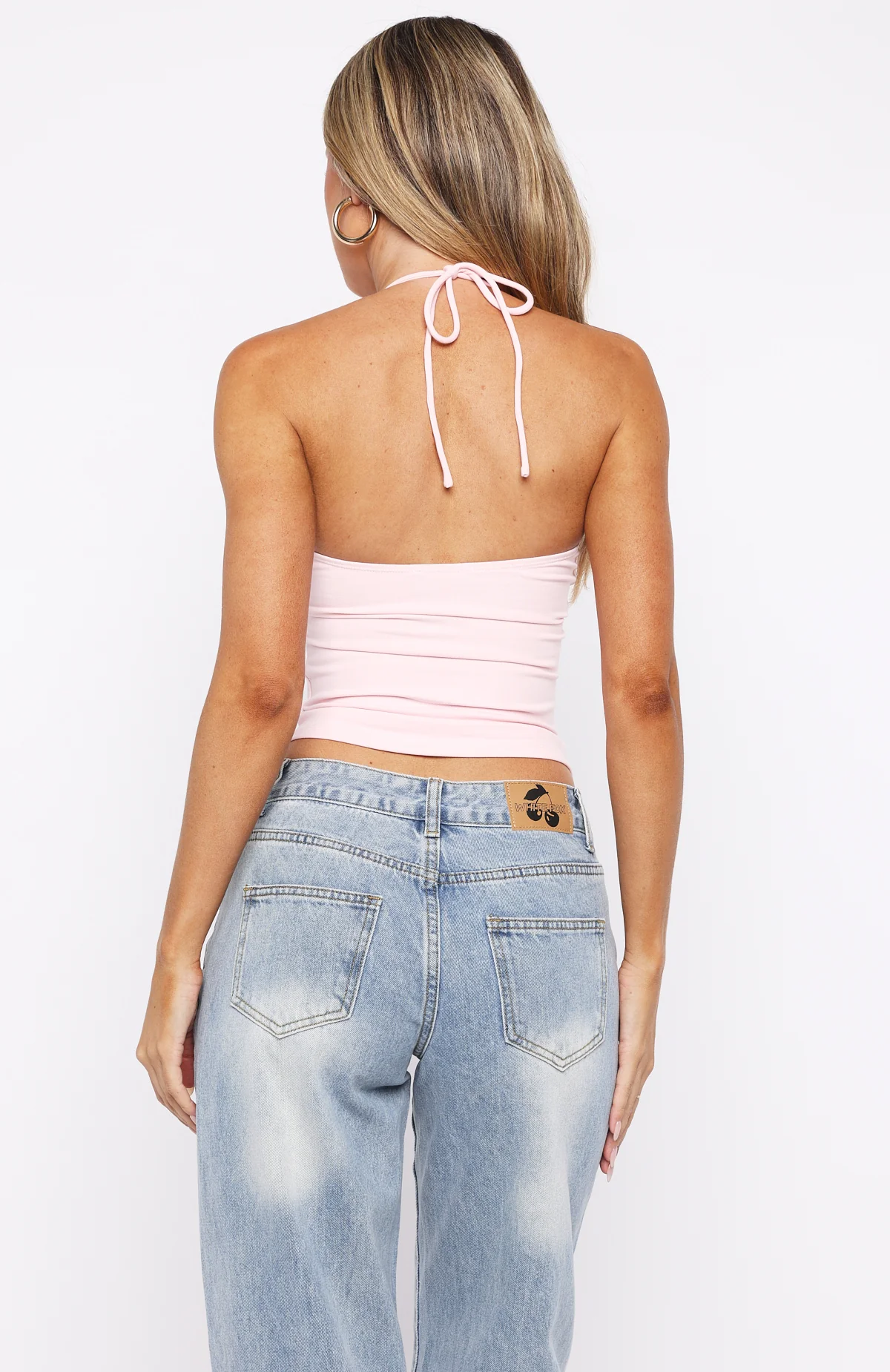 Timing Is Right Halter Top Pink - Image 4