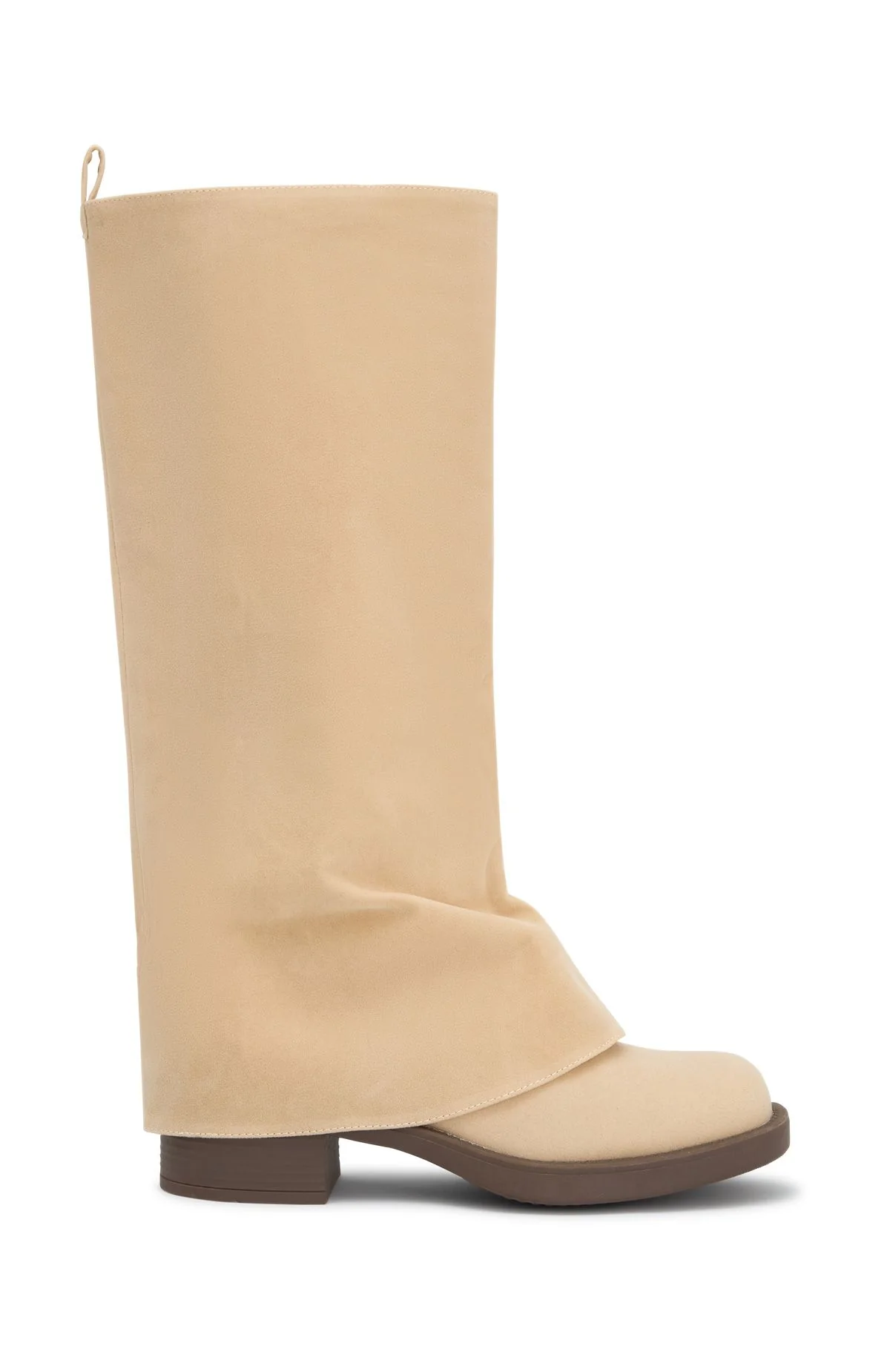 Tinashe Knee High Boots Sand - Image 3