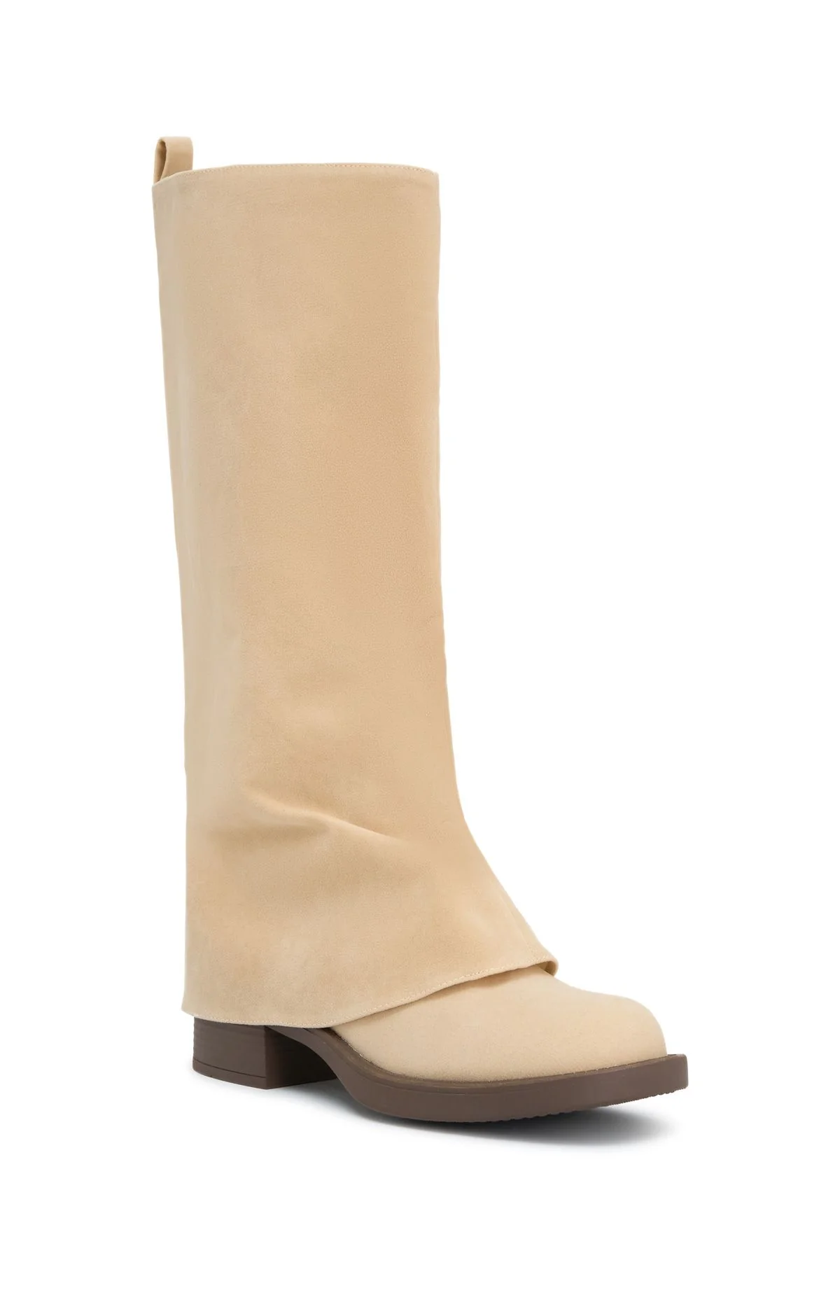 Tinashe Knee High Boots Sand - Image 4