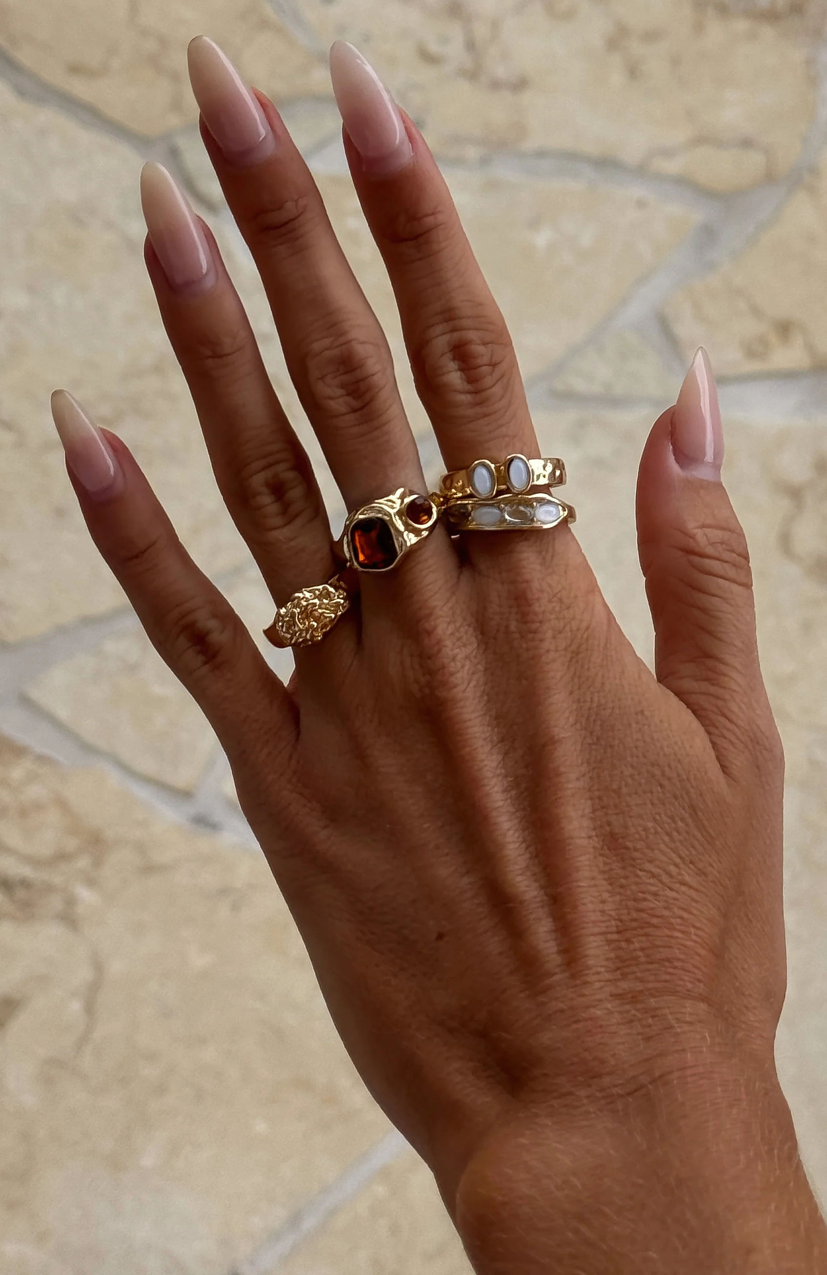 Tinsley Ring Set Gold - Image 2