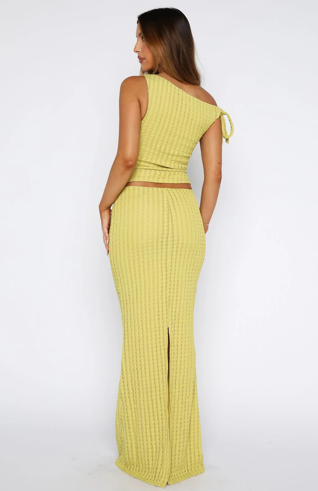 Top To Bottom Maxi Skirt Limeade - Image 4