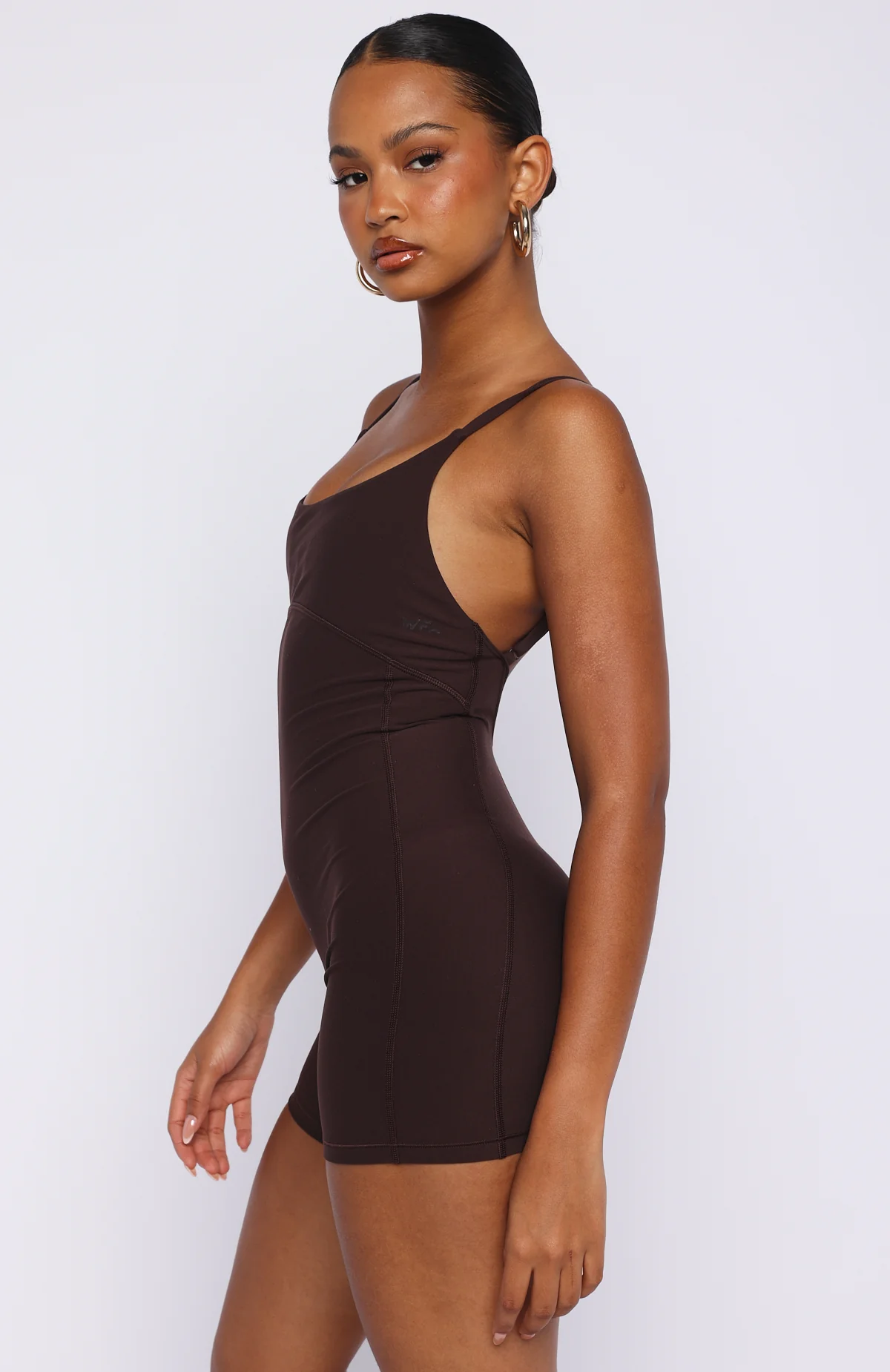 Track Playsuit Dark Chocolate - Image 4