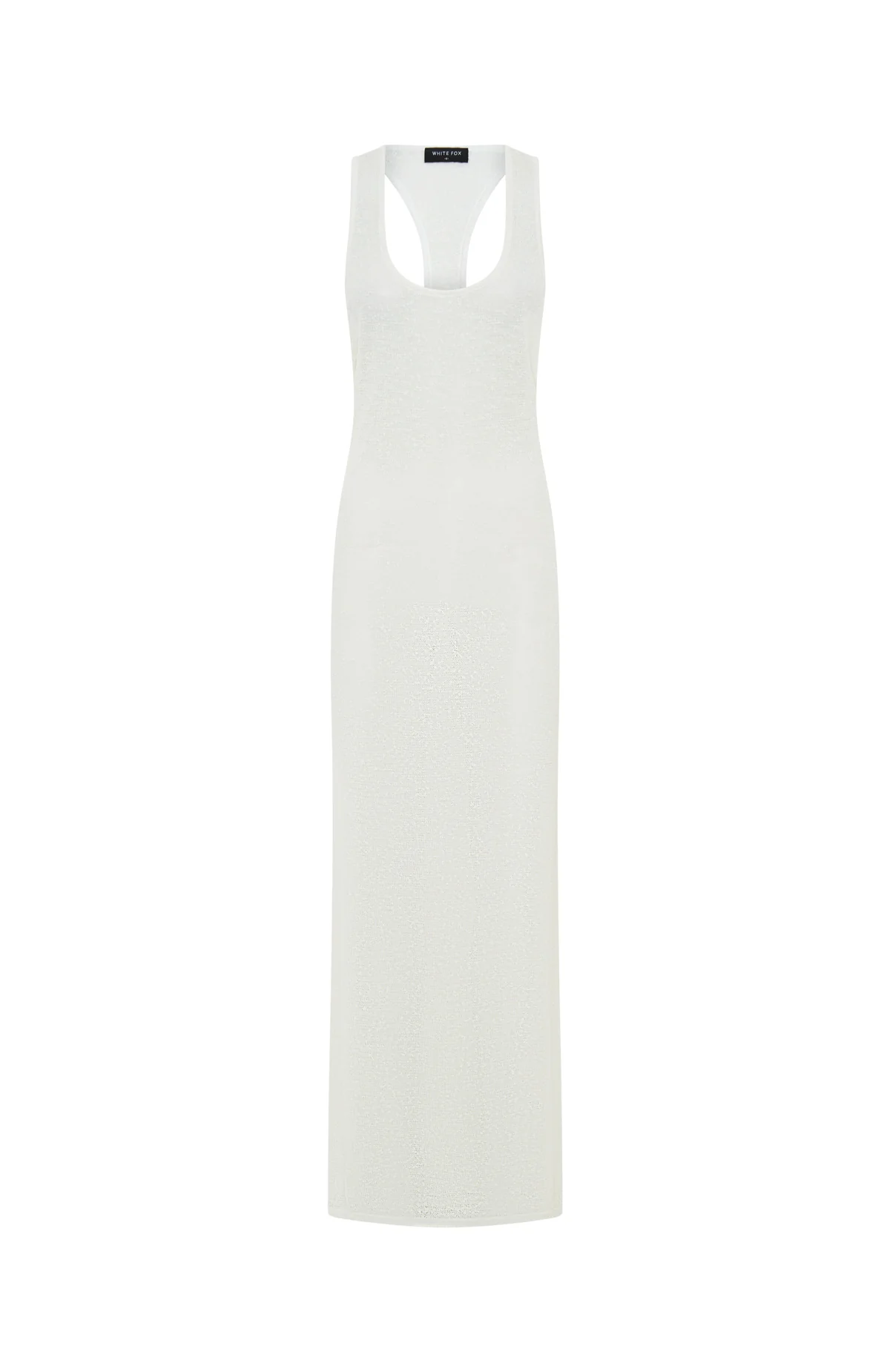 Tropic Waters Knit Maxi Dress White - Image 6