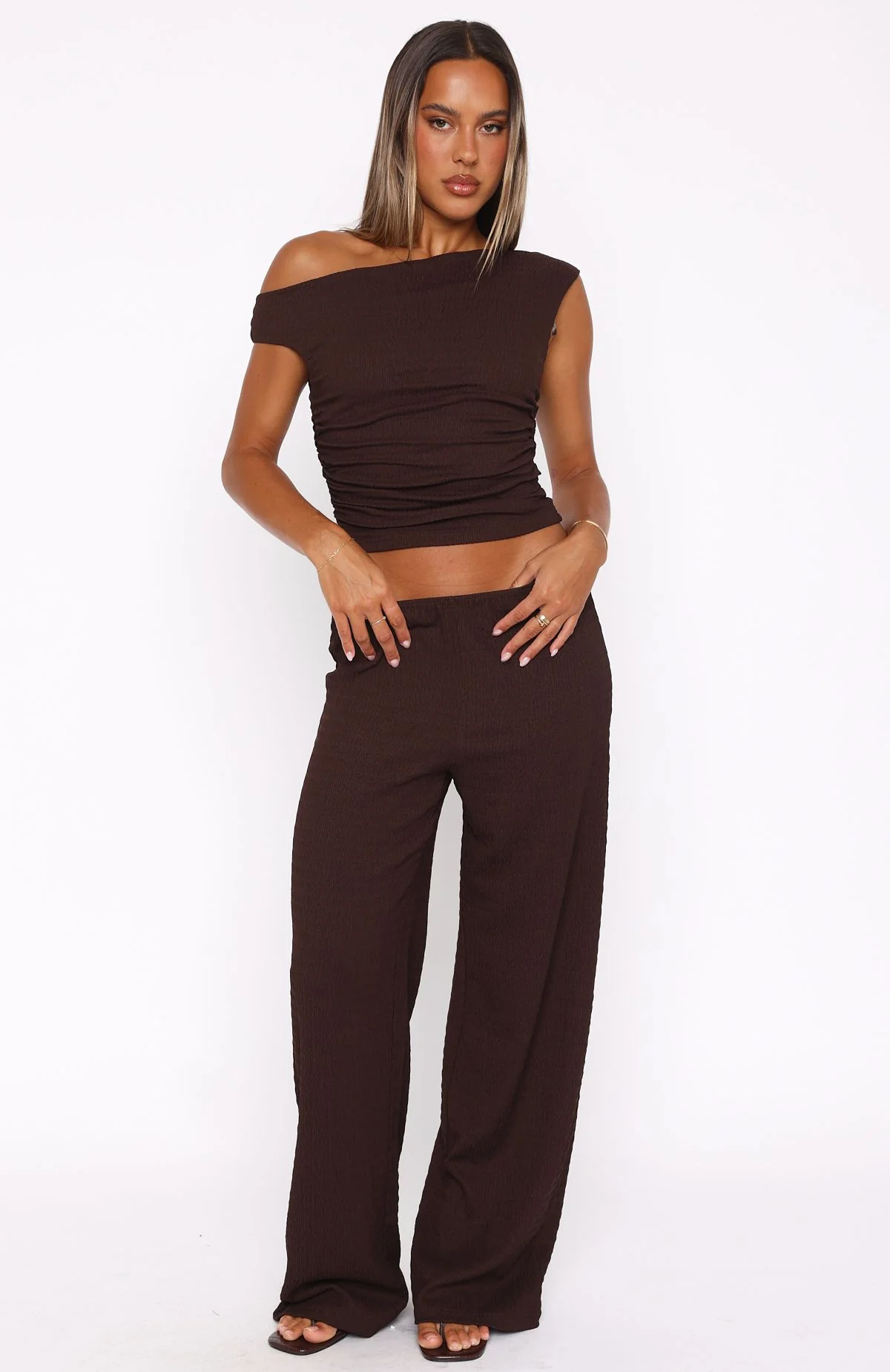Turn Heads Fast Pants Chocolate - Image 2