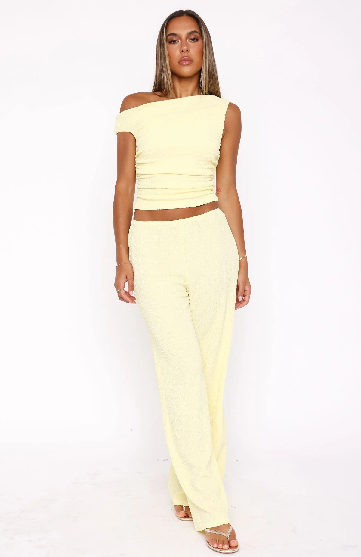 Turn Heads Fast Pants Lemon - Image 2