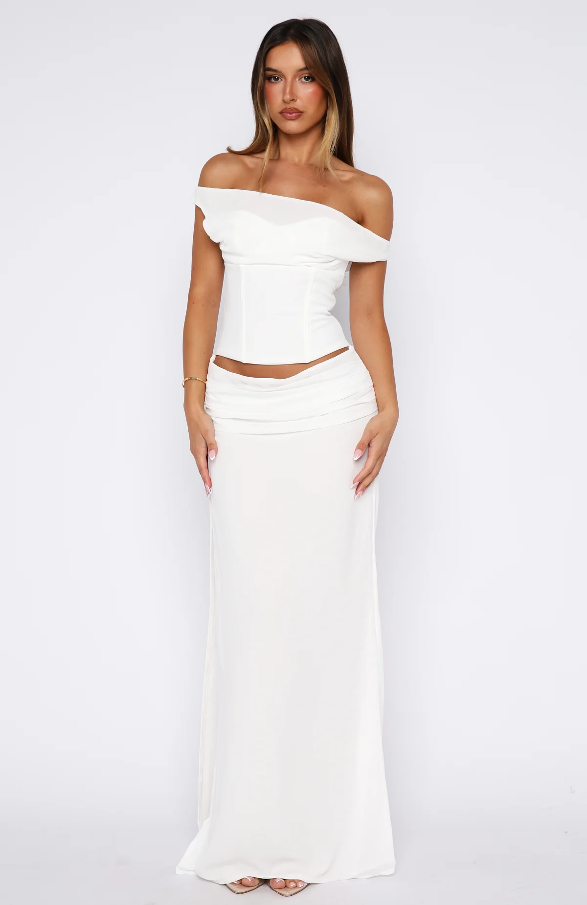 Unavailable Energy Maxi Dress White - Image 3
