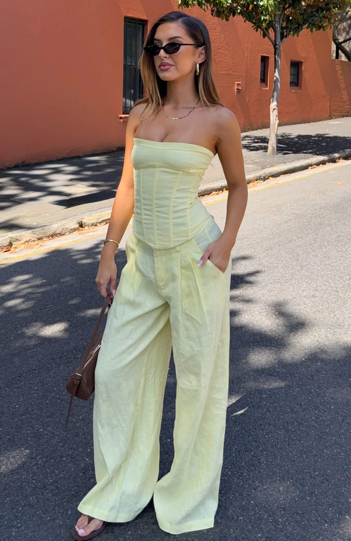 Unfinished Feelings Pants Lemon - Image 2