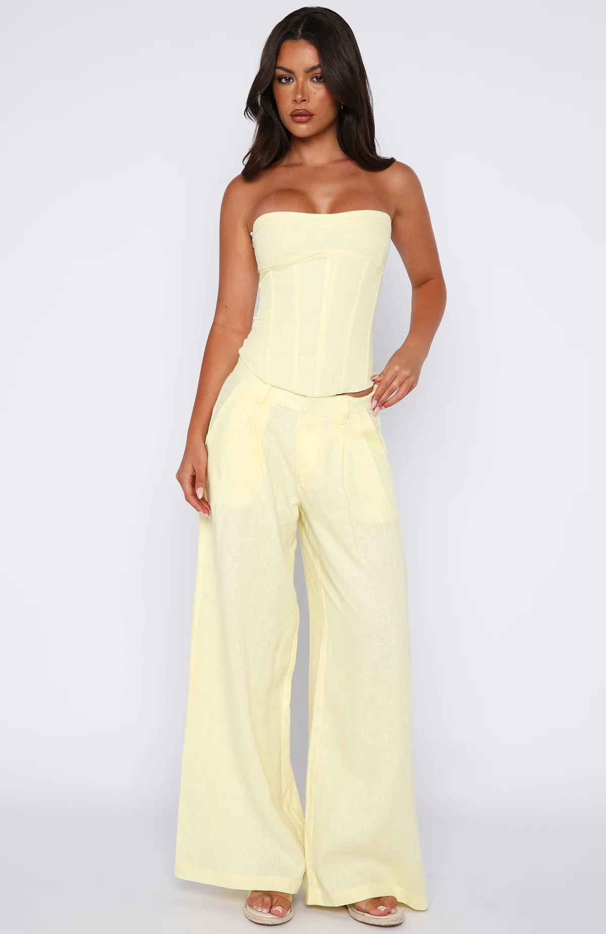 Unfinished Feelings Pants Lemon - Image 3