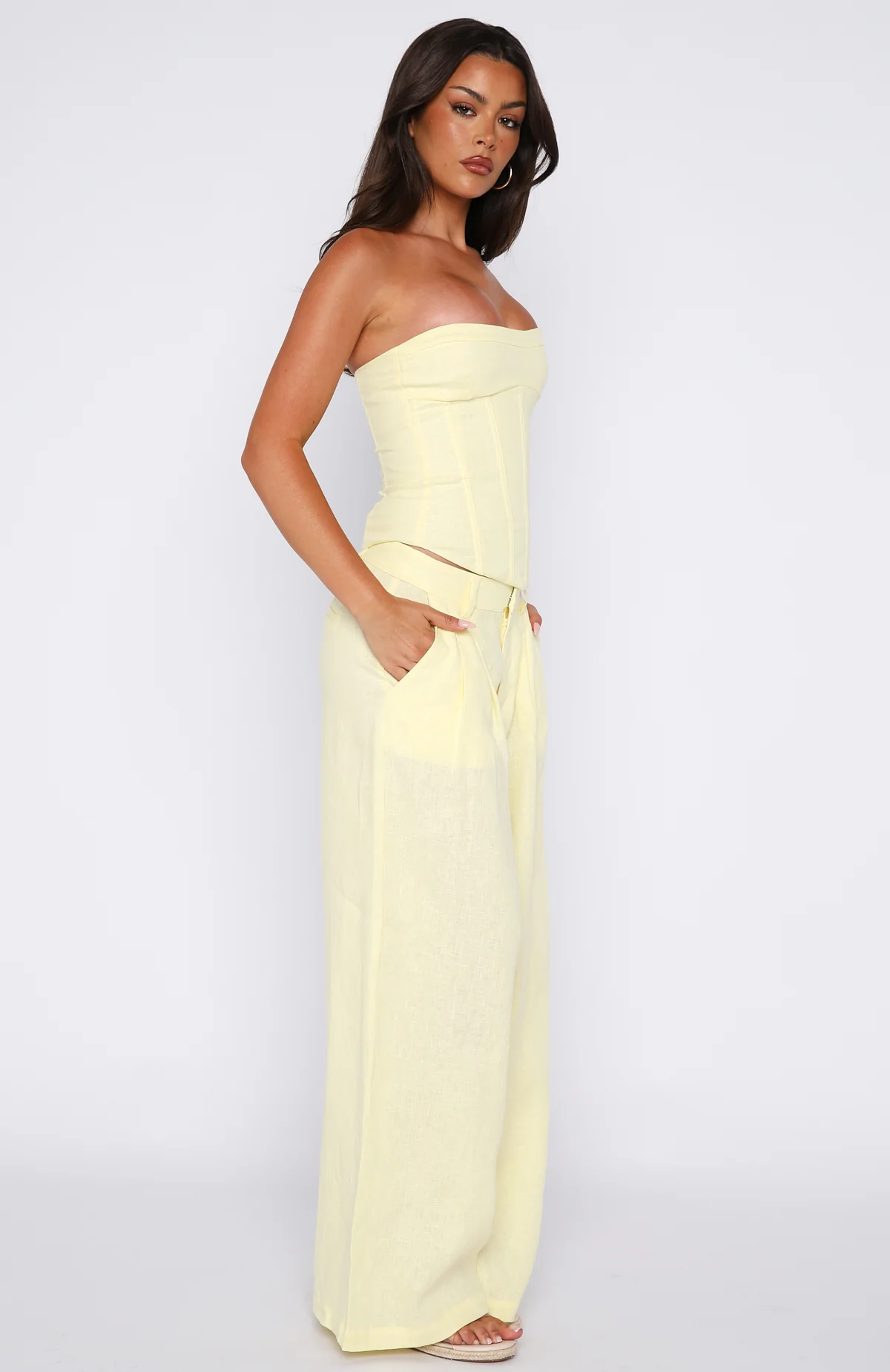 Unfinished Feelings Pants Lemon - Image 4