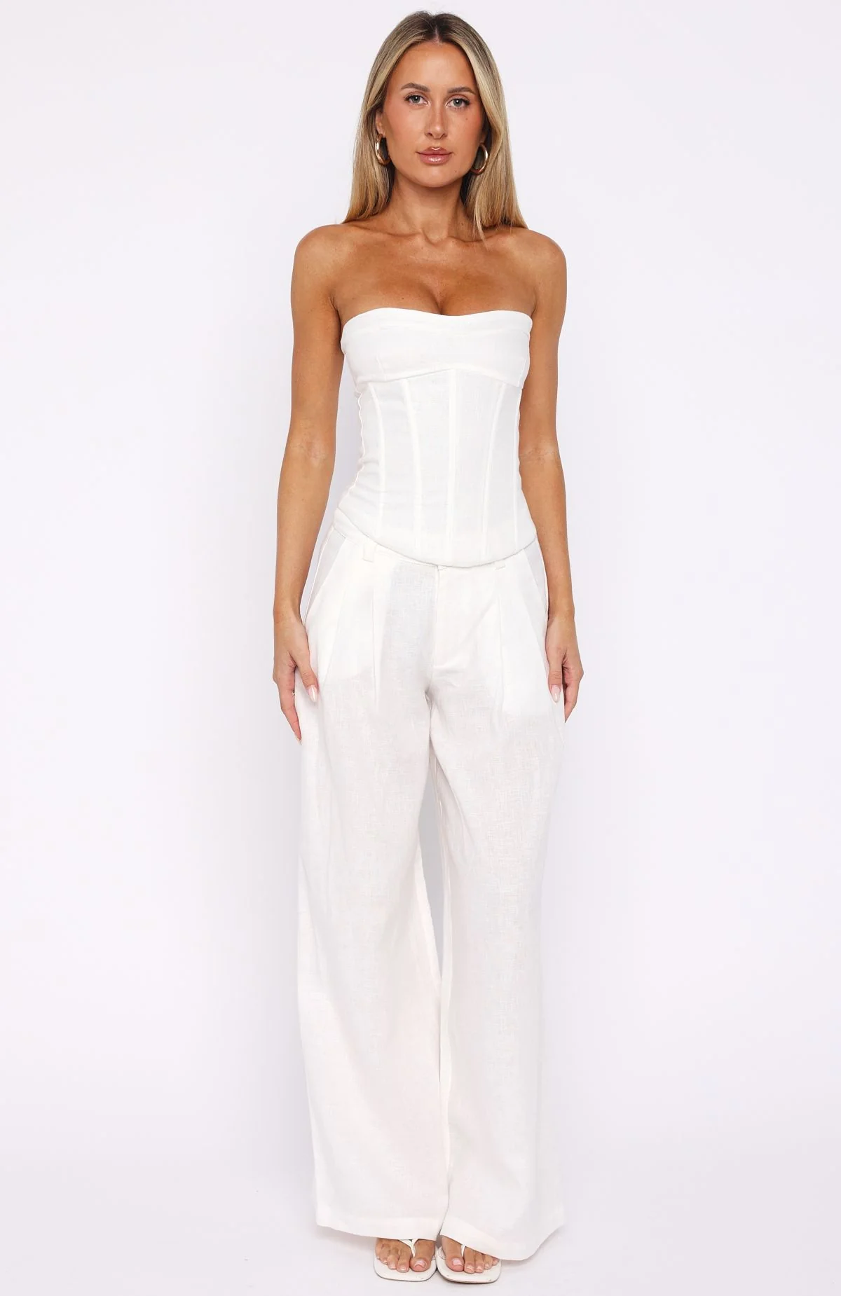Unfinished Feelings Pants White - Image 2