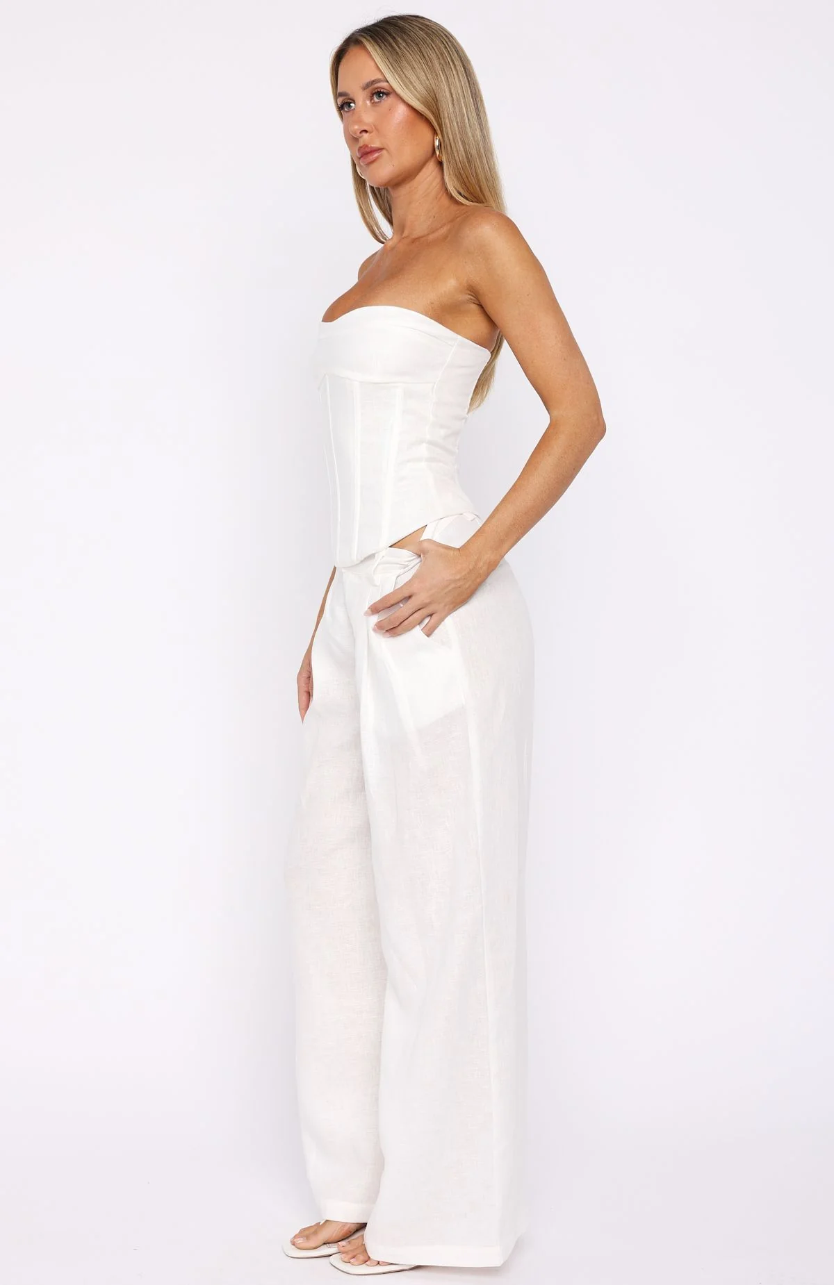 Unfinished Feelings Pants White - Image 3