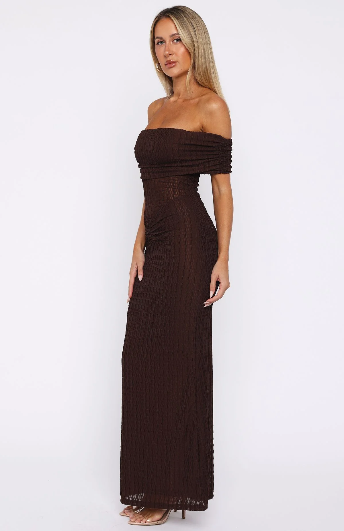 Unwritten Chapters Maxi Dress Chocolate - Image 3