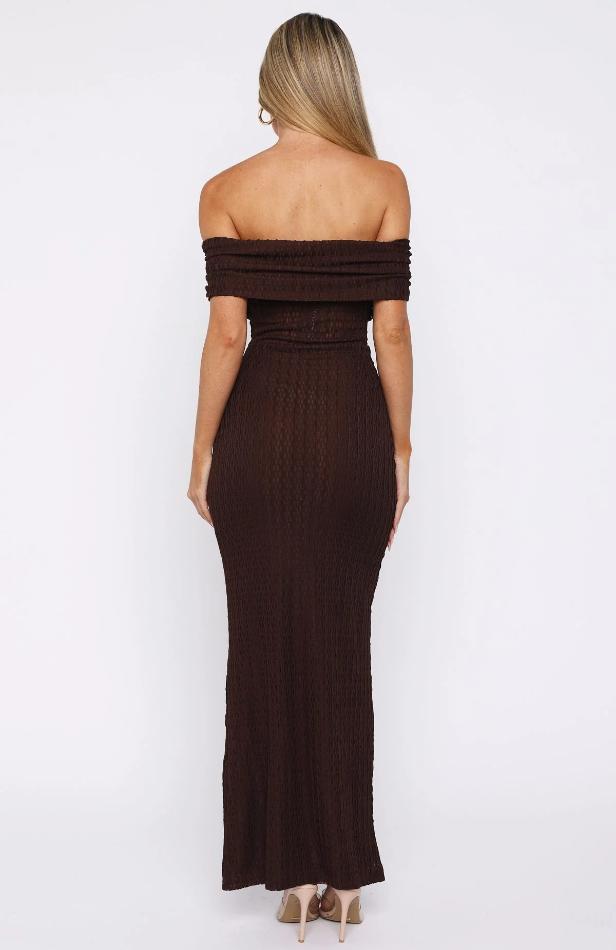 Unwritten Chapters Maxi Dress Chocolate - Image 4