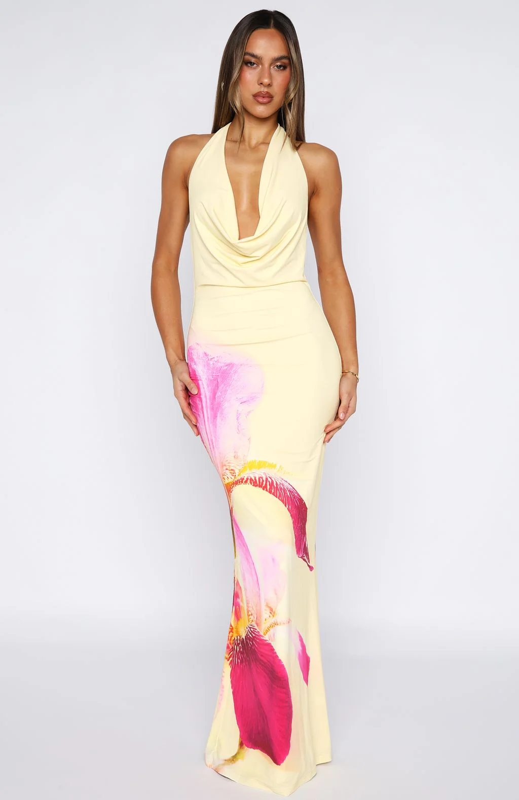 Vacation Time Maxi Dress Lemon Spritz - Image 2