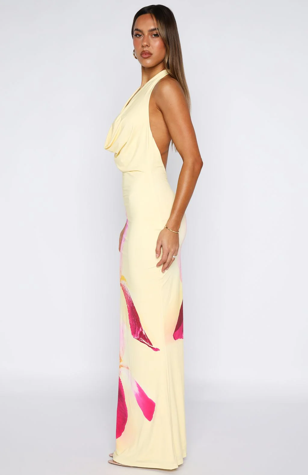 Vacation Time Maxi Dress Lemon Spritz - Image 3