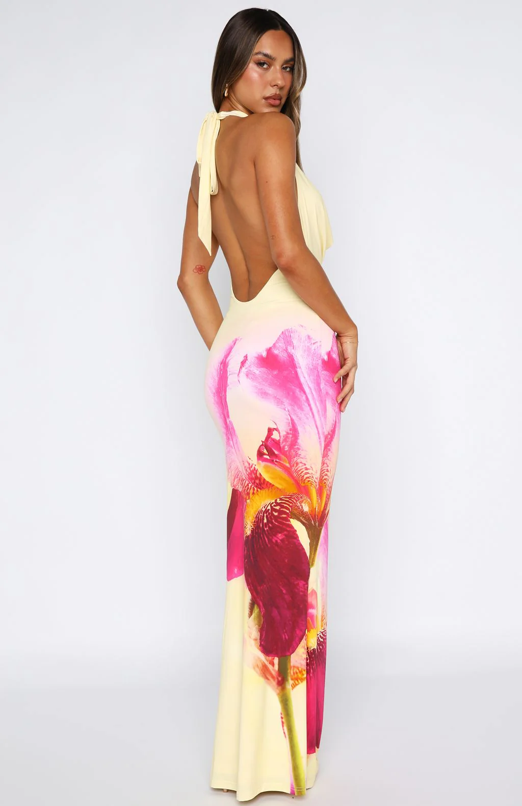 Vacation Time Maxi Dress Lemon Spritz - Image 4