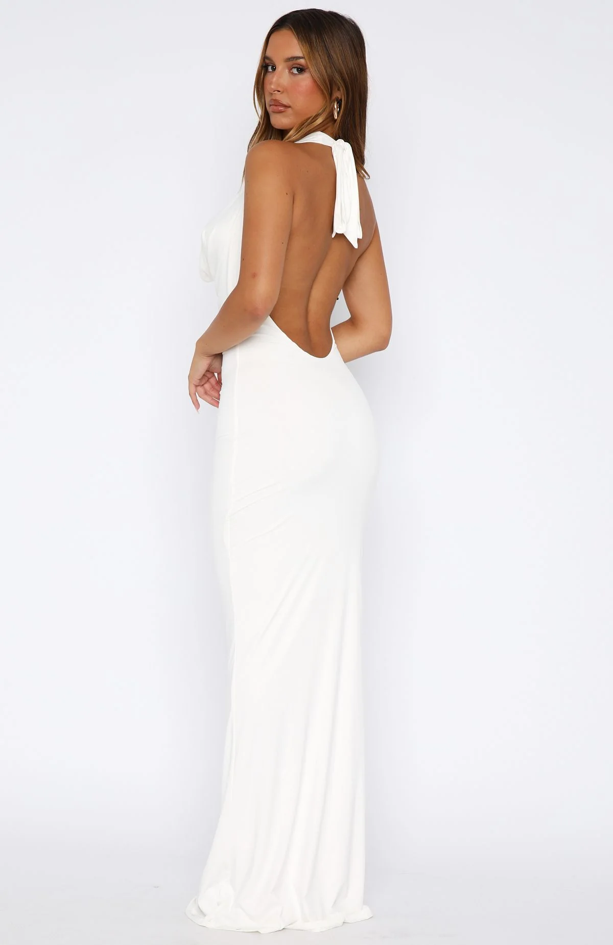 Vacation Time Maxi Dress Off White - Image 5
