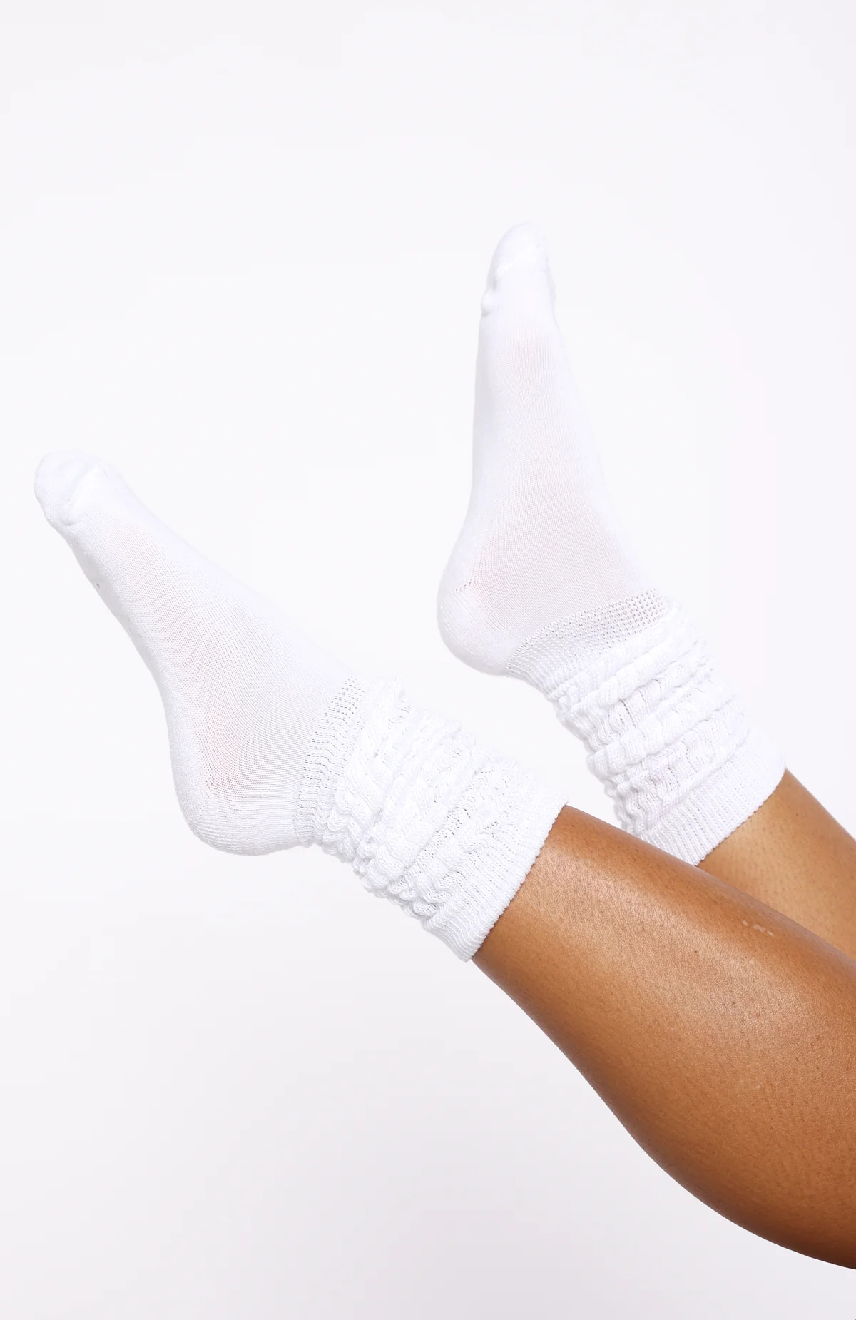 Vanita Scrunch Socks White - Image 2