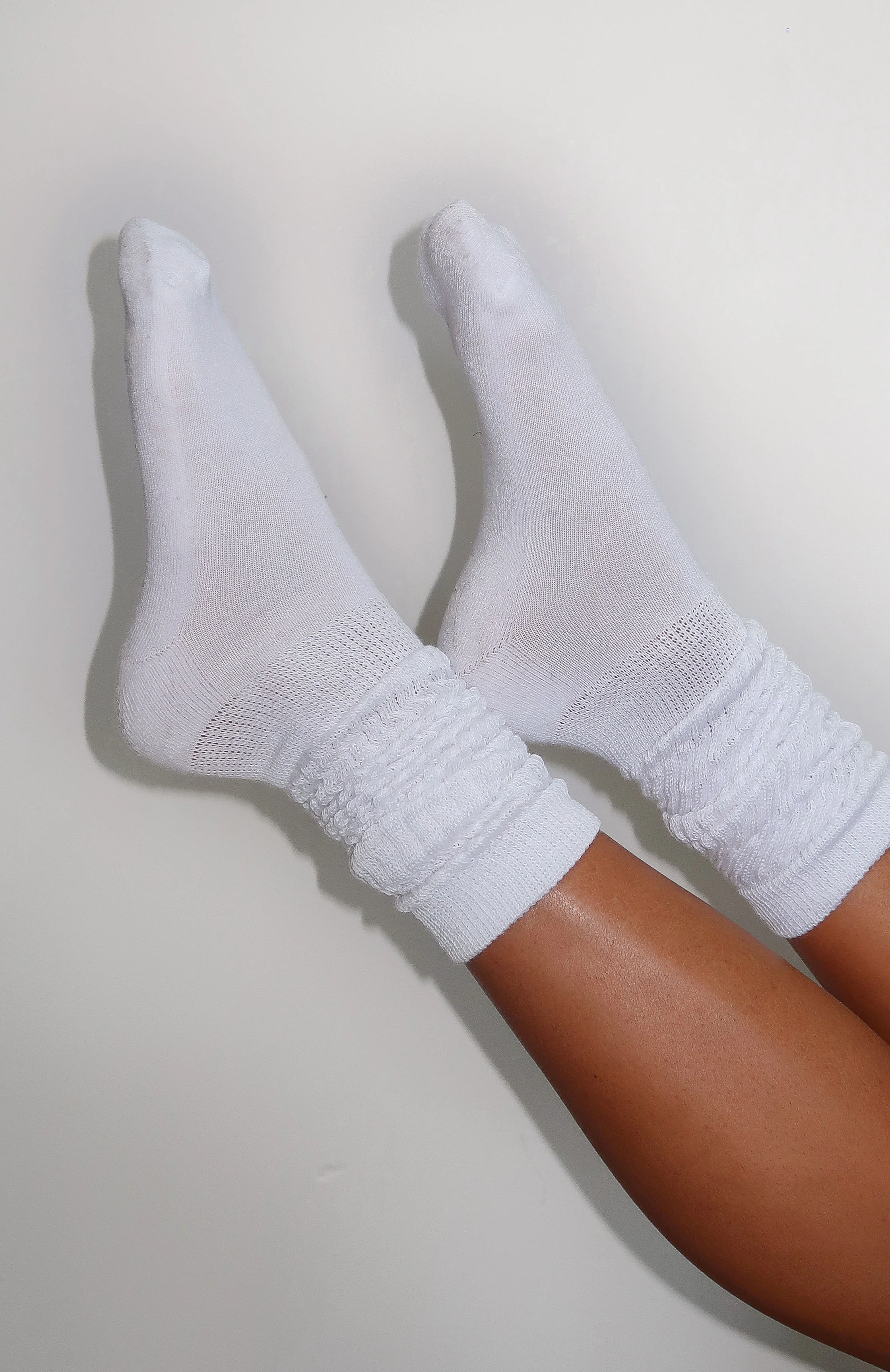 Vanita Scrunch Socks White - Image 3