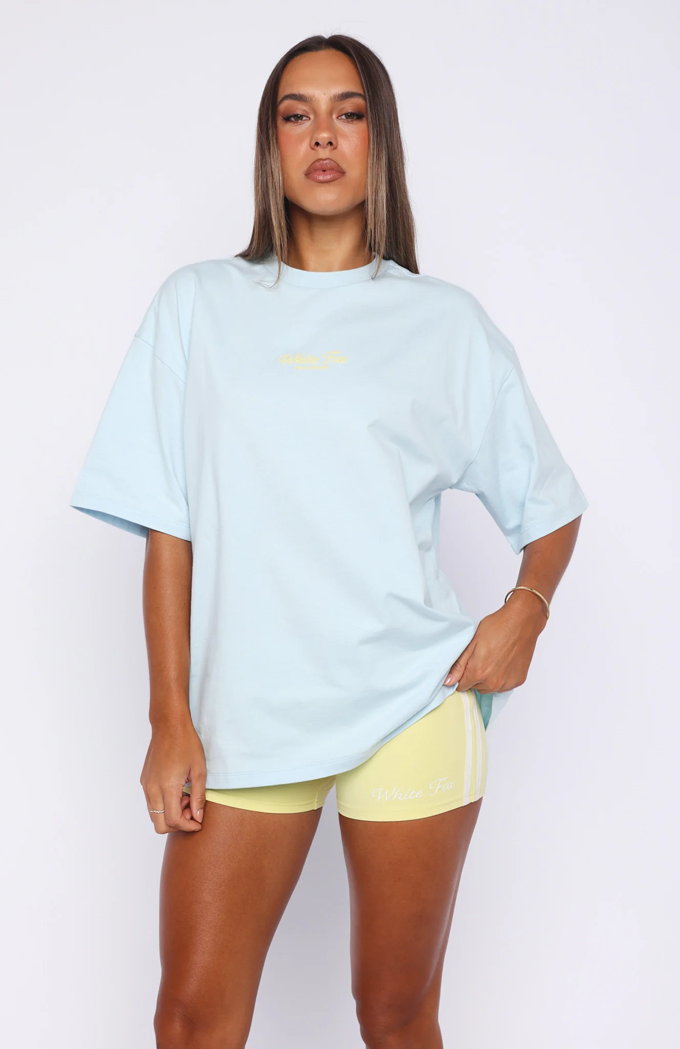 Verano Sixteen Azurra Oversized Tee Blue - Image 3