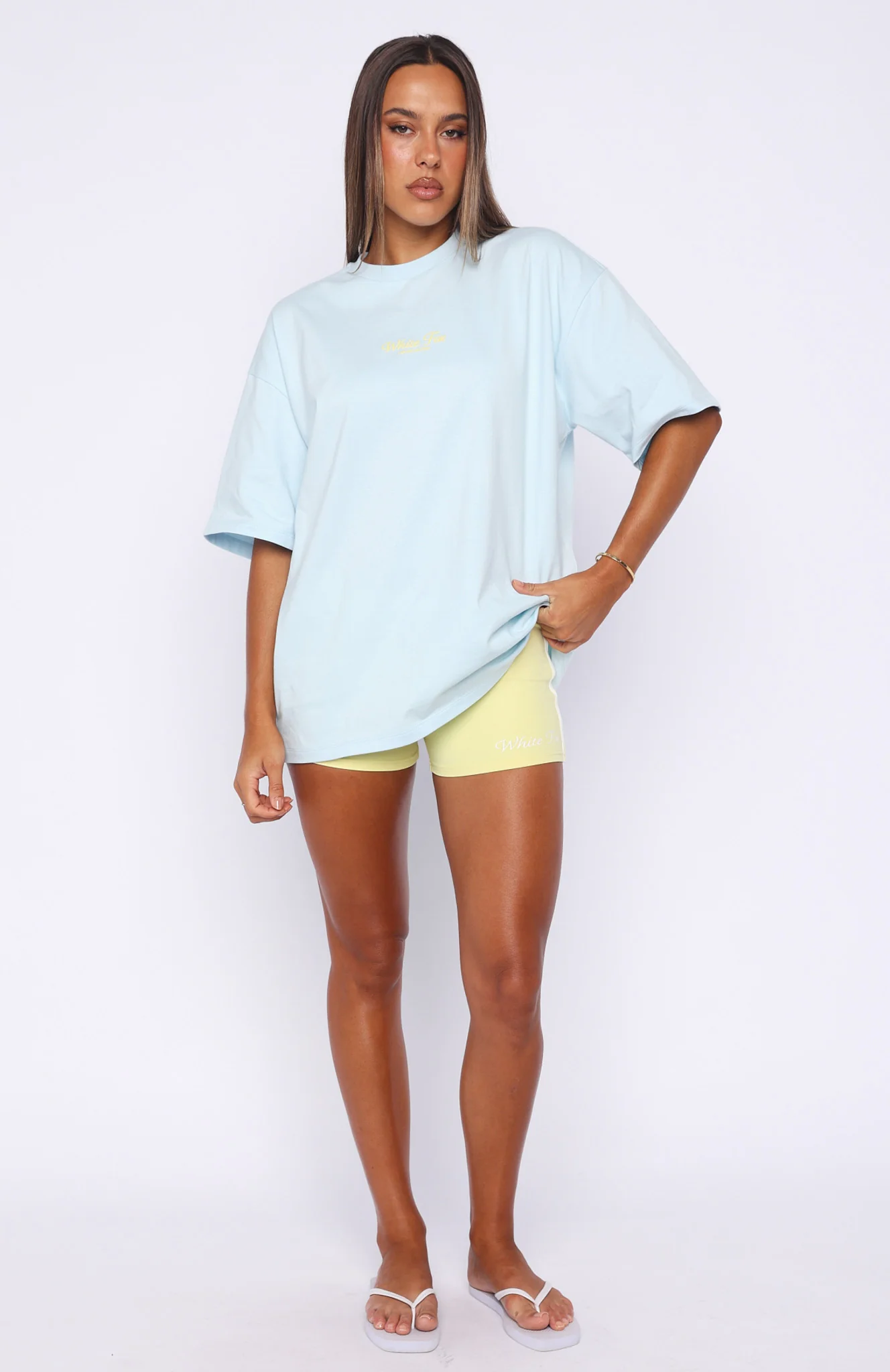 Verano Sixteen Azurra Oversized Tee Blue - Image 6