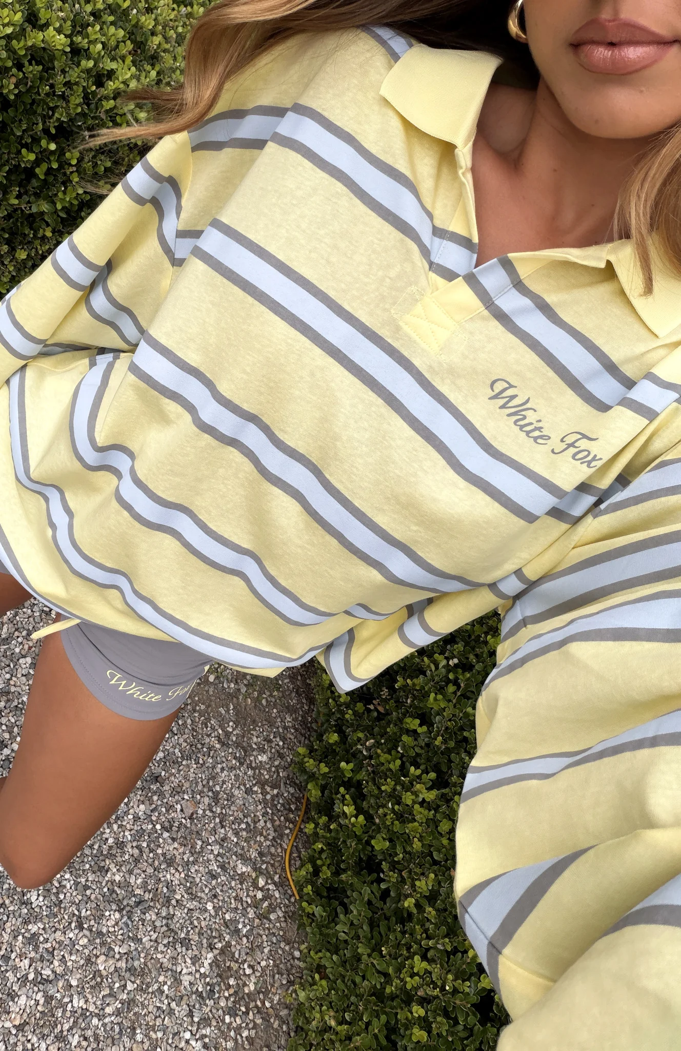Verano Sixteen Carmen Long Sleeve Oversized Jersey Lemon - Image 2