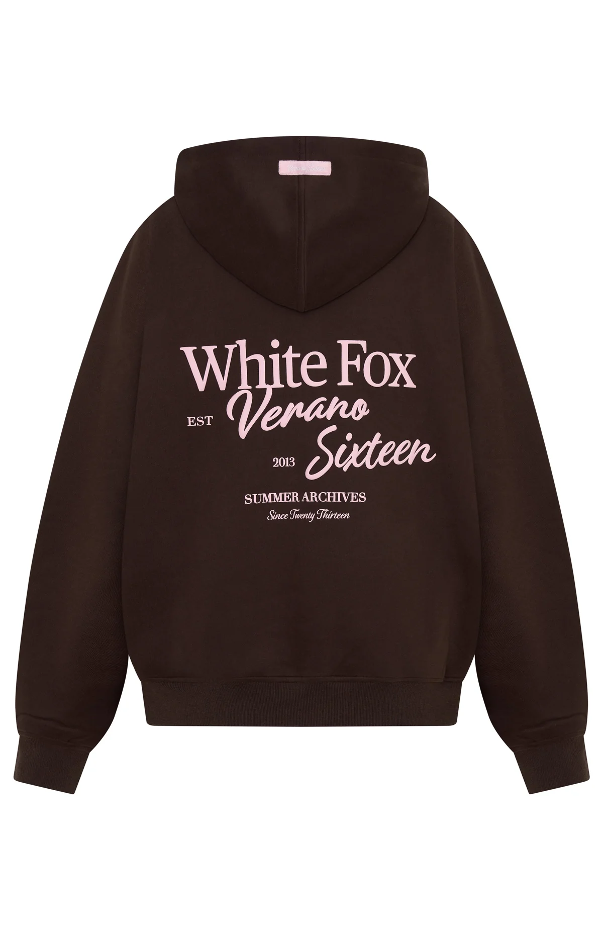 Verano Sixteen Lilia Oversized Hoodie Chocolate - Image 10