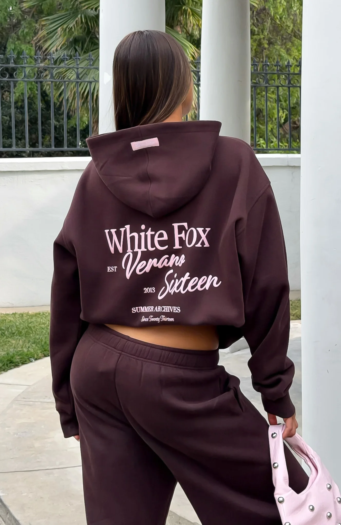 Verano Sixteen Lilia Oversized Hoodie Chocolate - Image 7