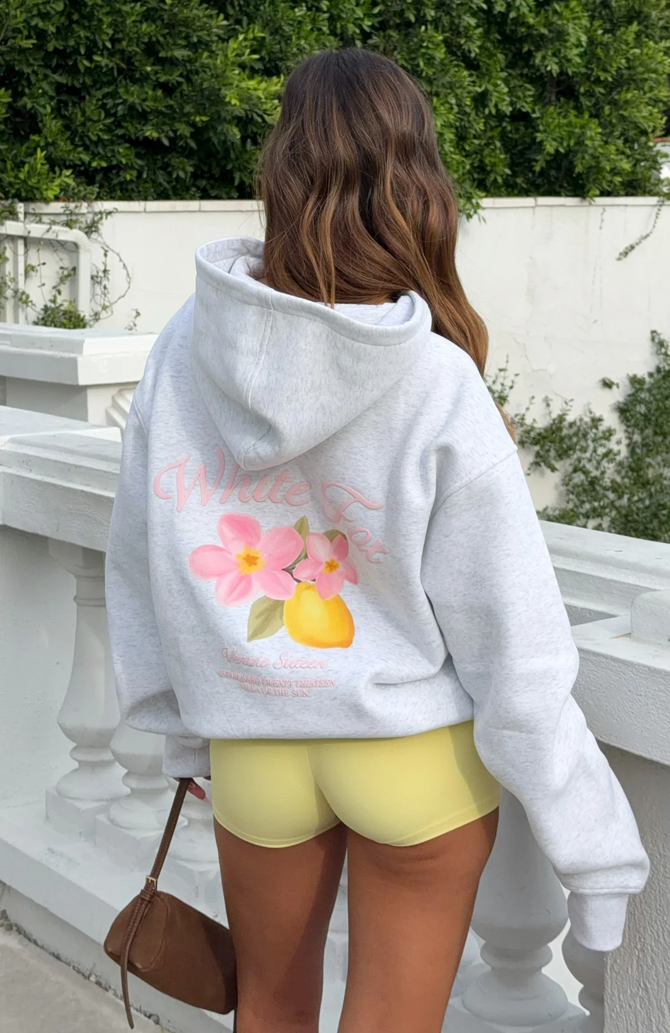 Verano Sixteen Valeria Oversized Hoodie Grey Marle - Image 6