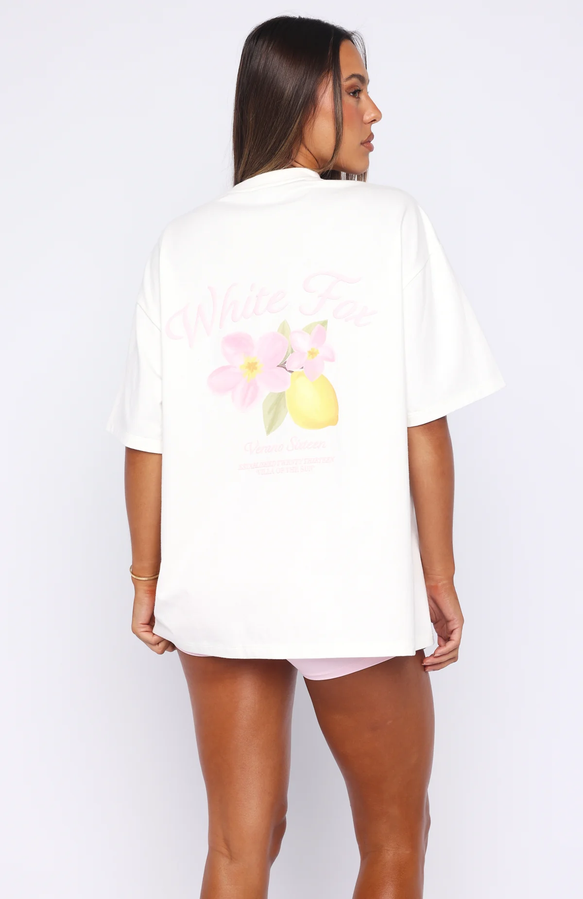 Verano Sixteen Valeria Oversized Tee White - Image 5