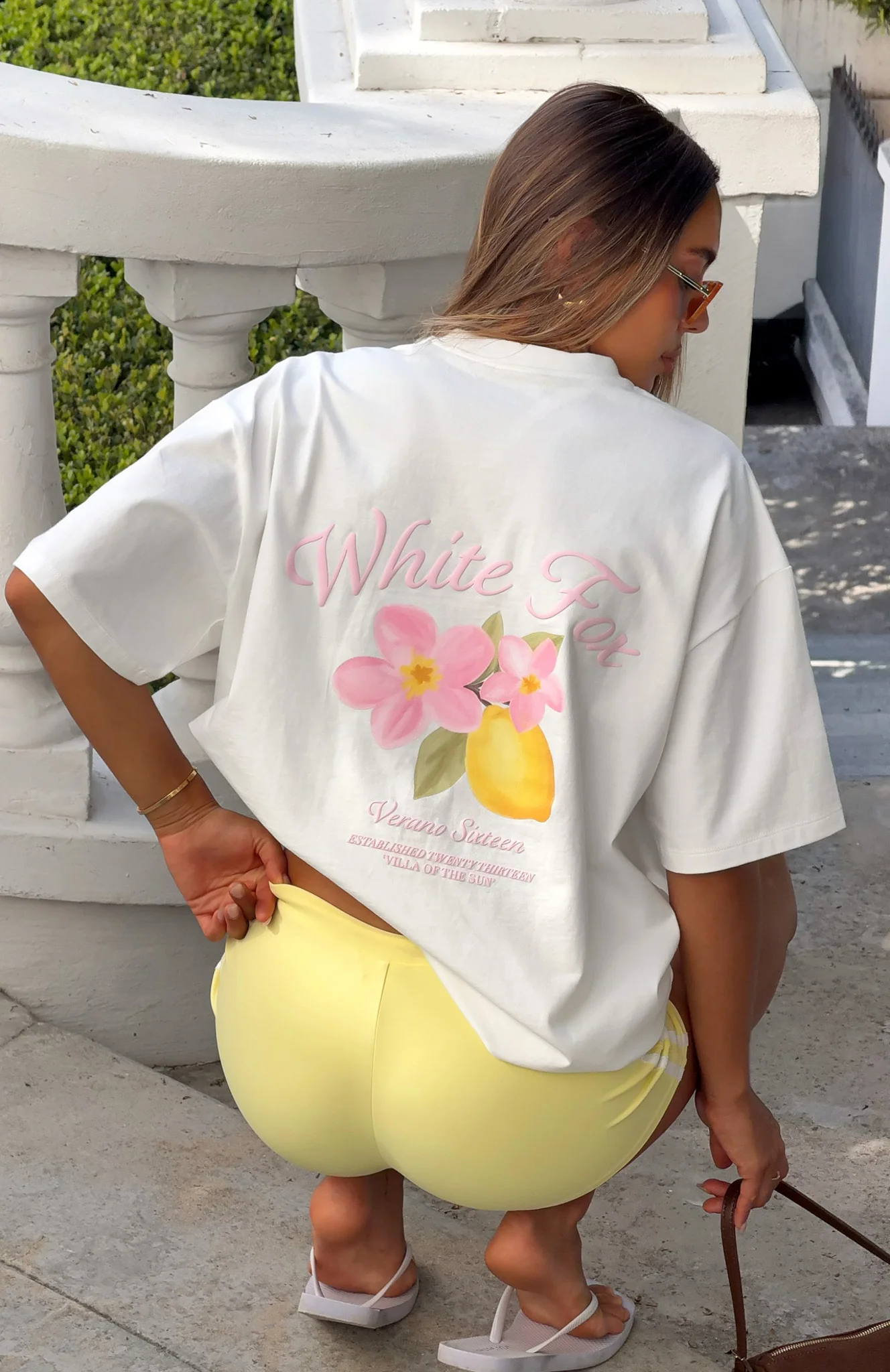 Verano Sixteen Valeria Oversized Tee White - Image 8