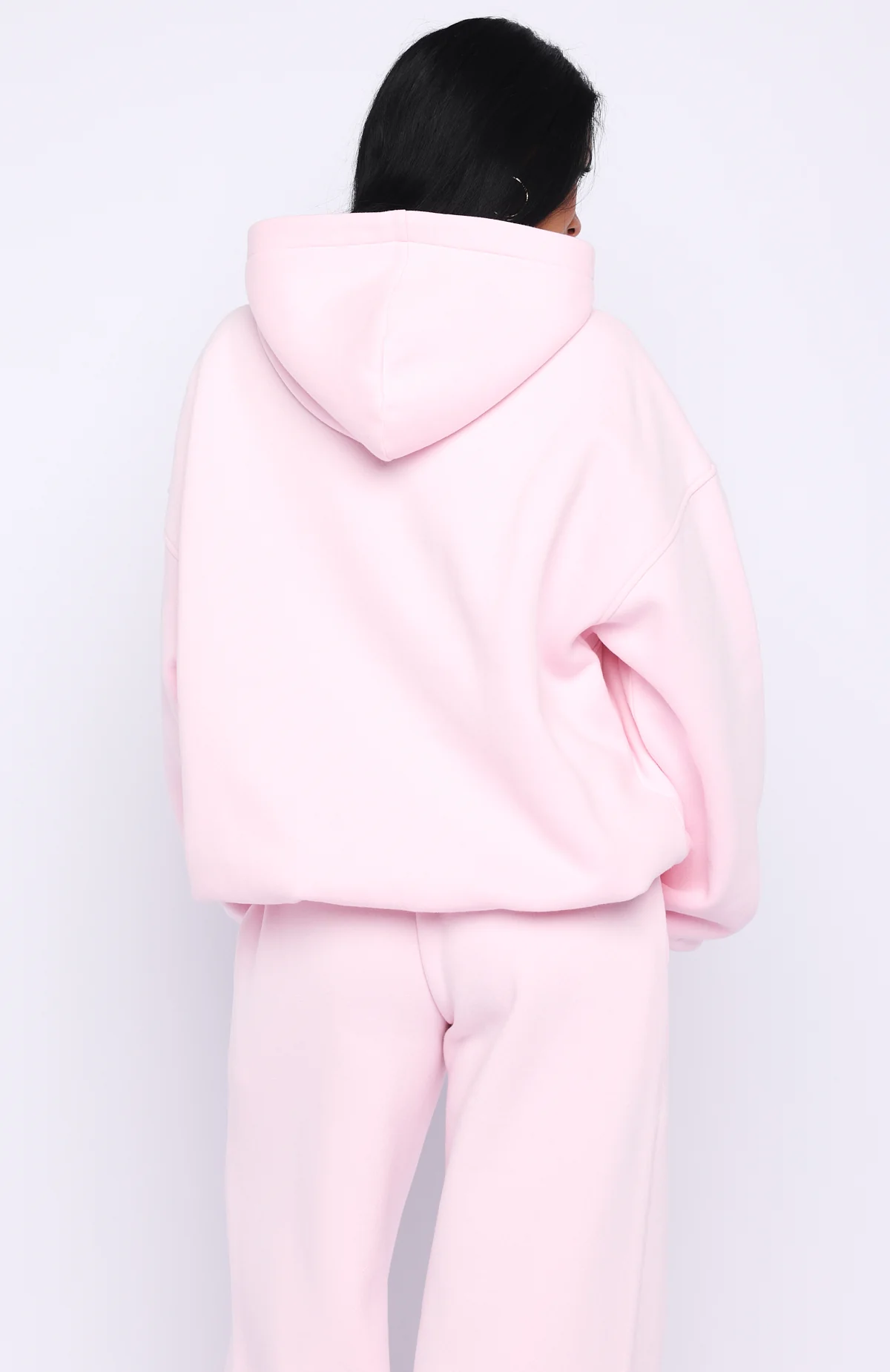 Vibe Too High Oversized Hoodie Pink - Image 4