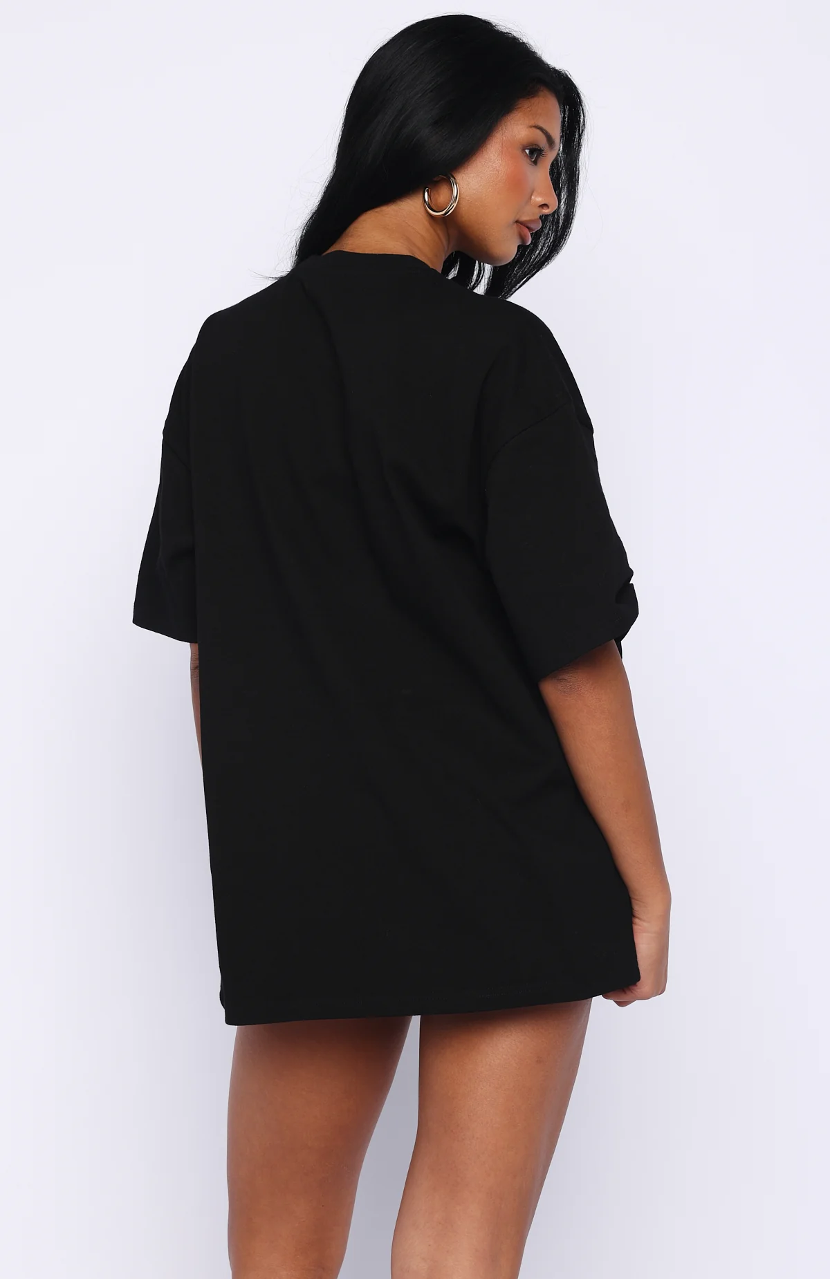Vibe Too High Oversized Tee Black - Image 5