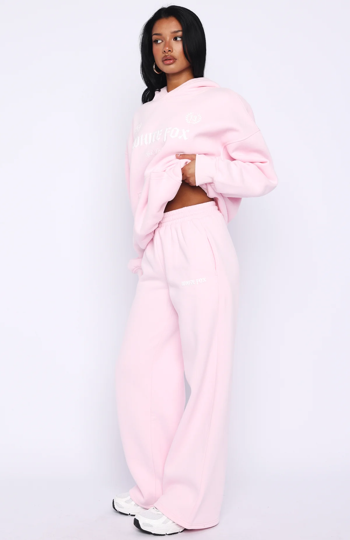 Vibe Too High Wide Leg Sweatpants Pink - Image 3