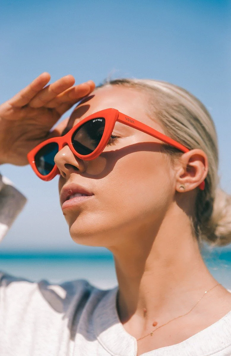 Virgo Sunglasses Bold Tangerine - Image 2