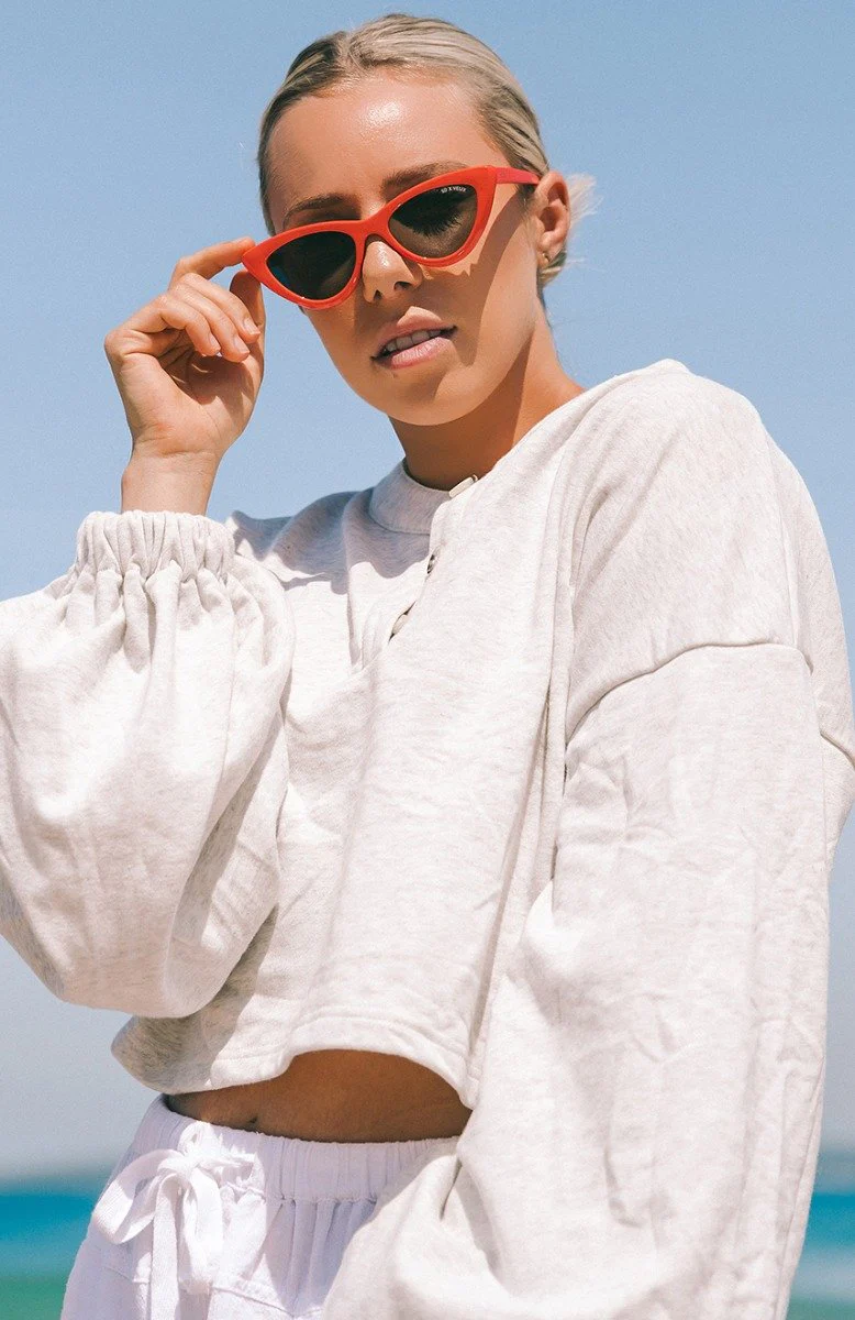 Virgo Sunglasses Bold Tangerine - Image 3