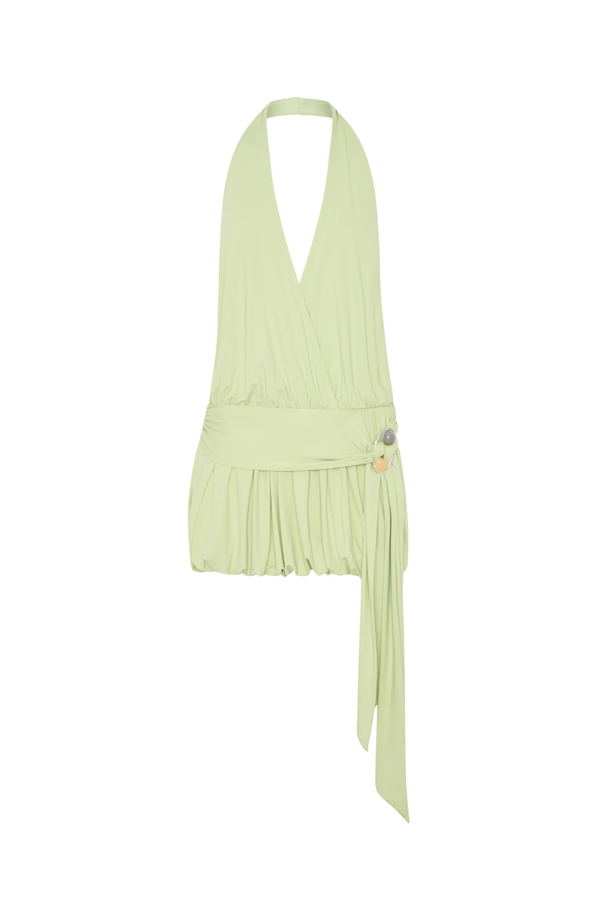 Viva Vibe Mini Dress Pistachio - Image 7