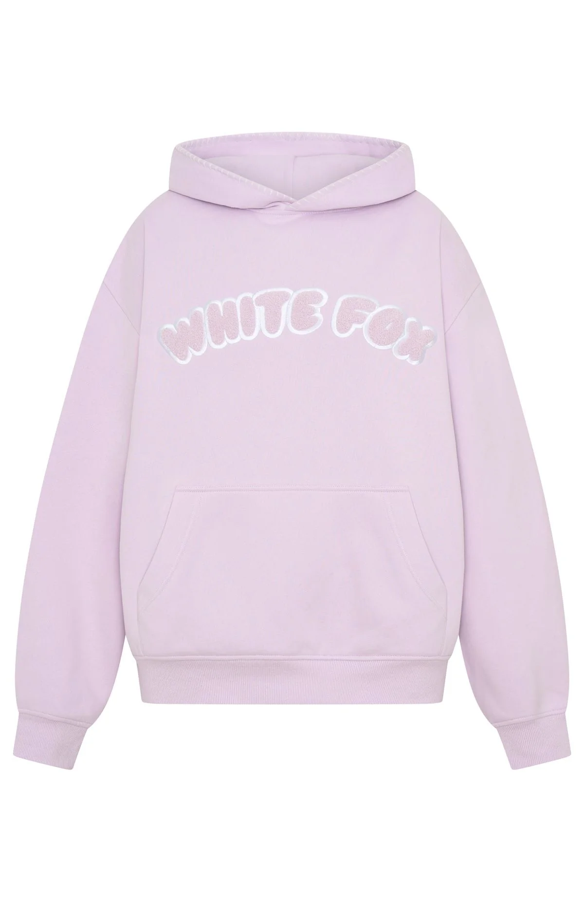 Vol. 1 Front Graphic Oversized Hoodie Lilac - Image 6