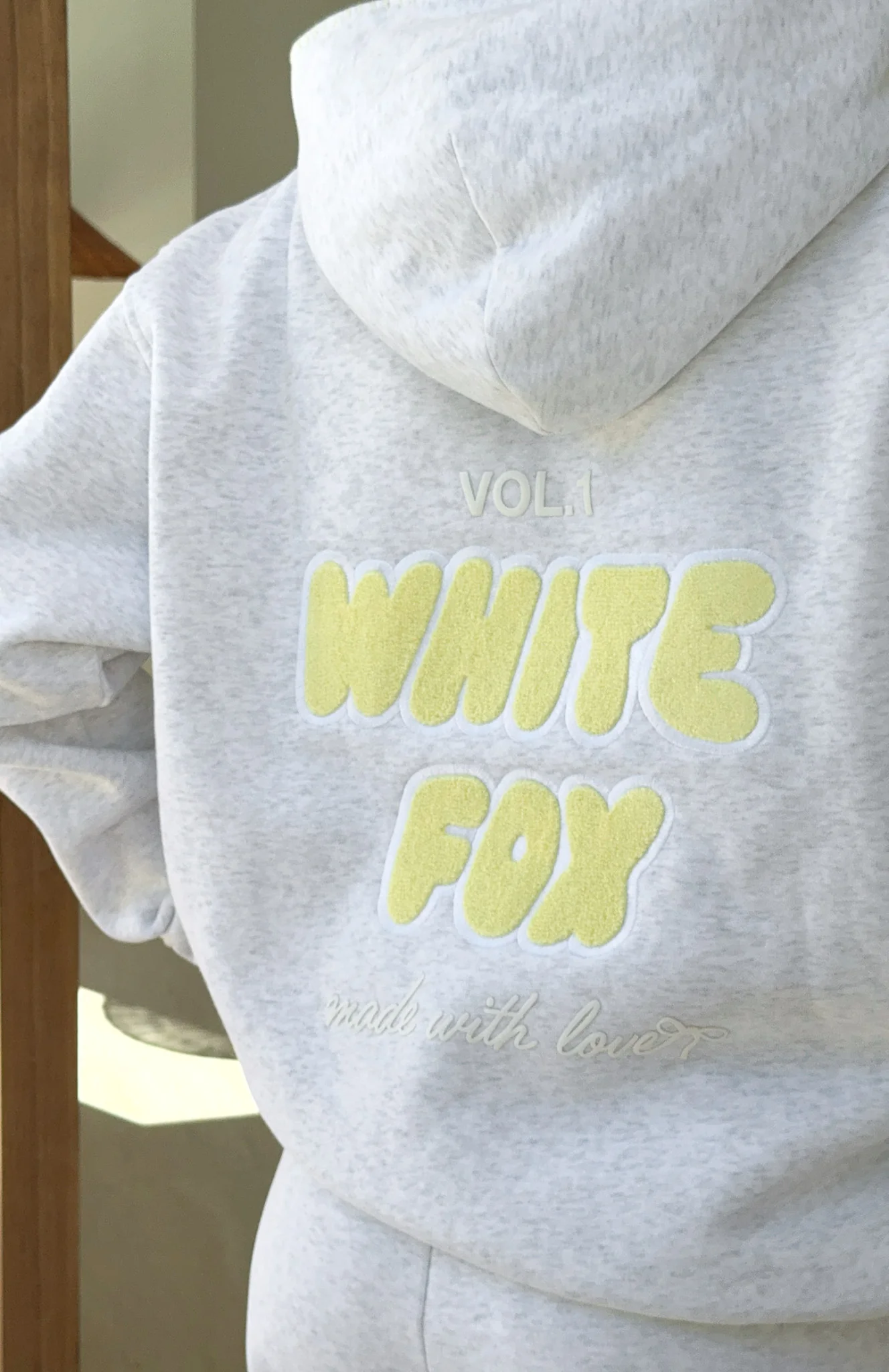 Vol. 1 Oversized Hoodie Grey Marle - Image 2