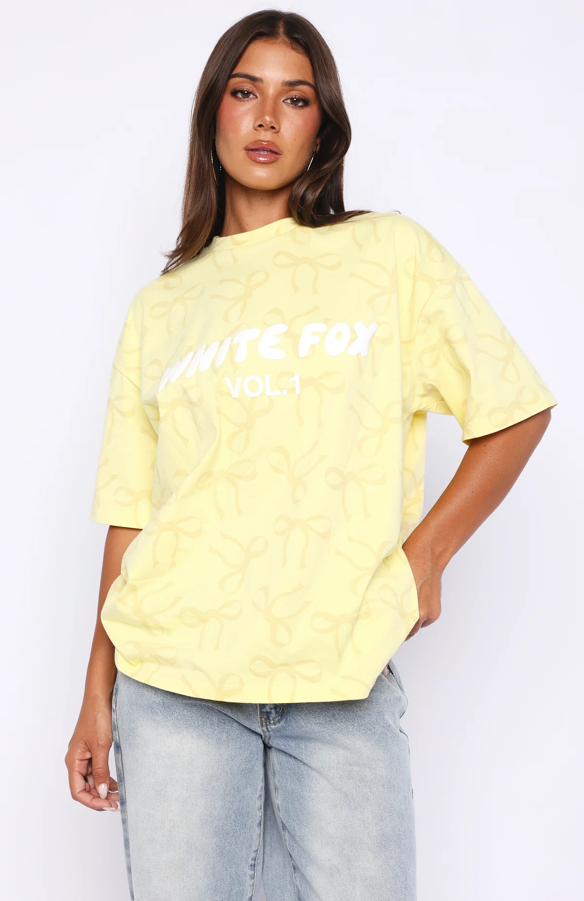 Vol. 1 Oversized Tee Lemon Bow - Image 2