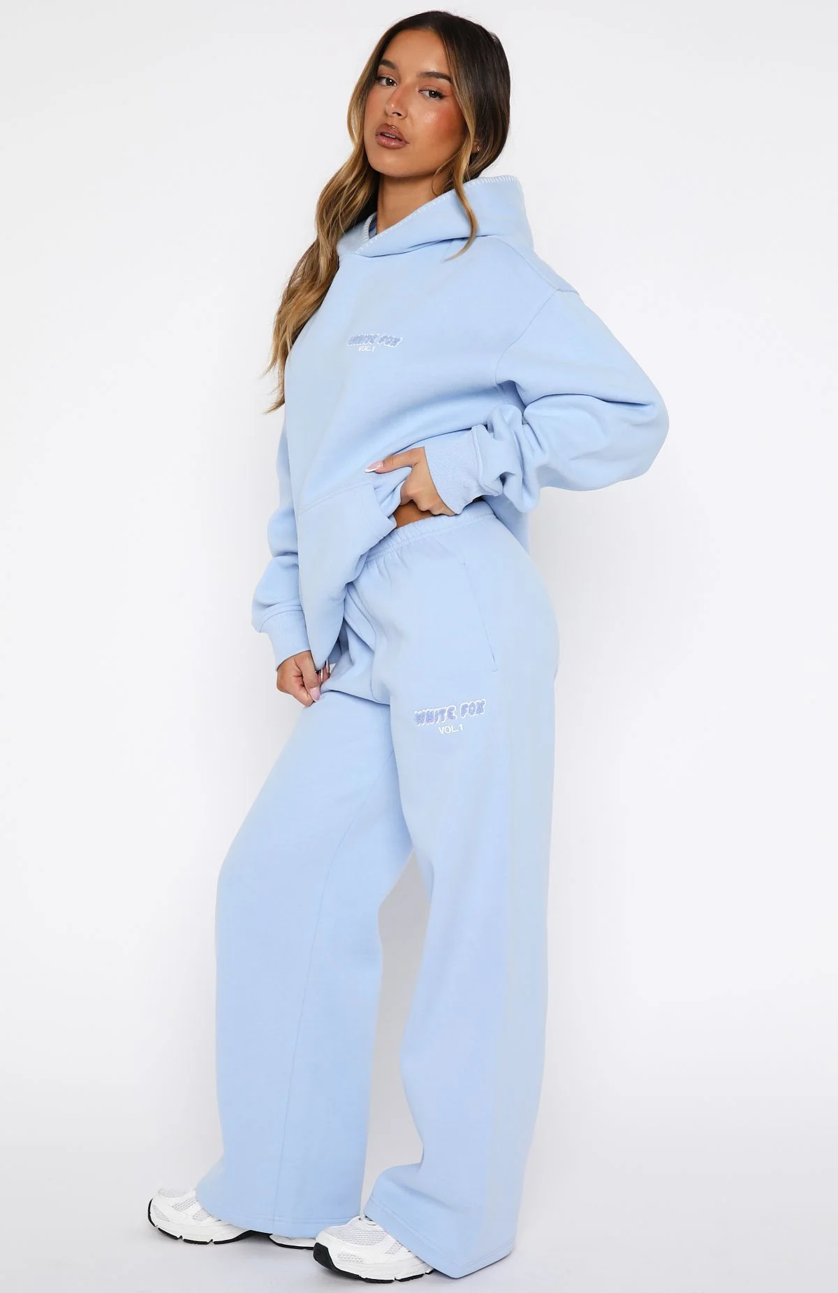 Vol. 1 Wide Leg Sweatpants Blue - Image 3