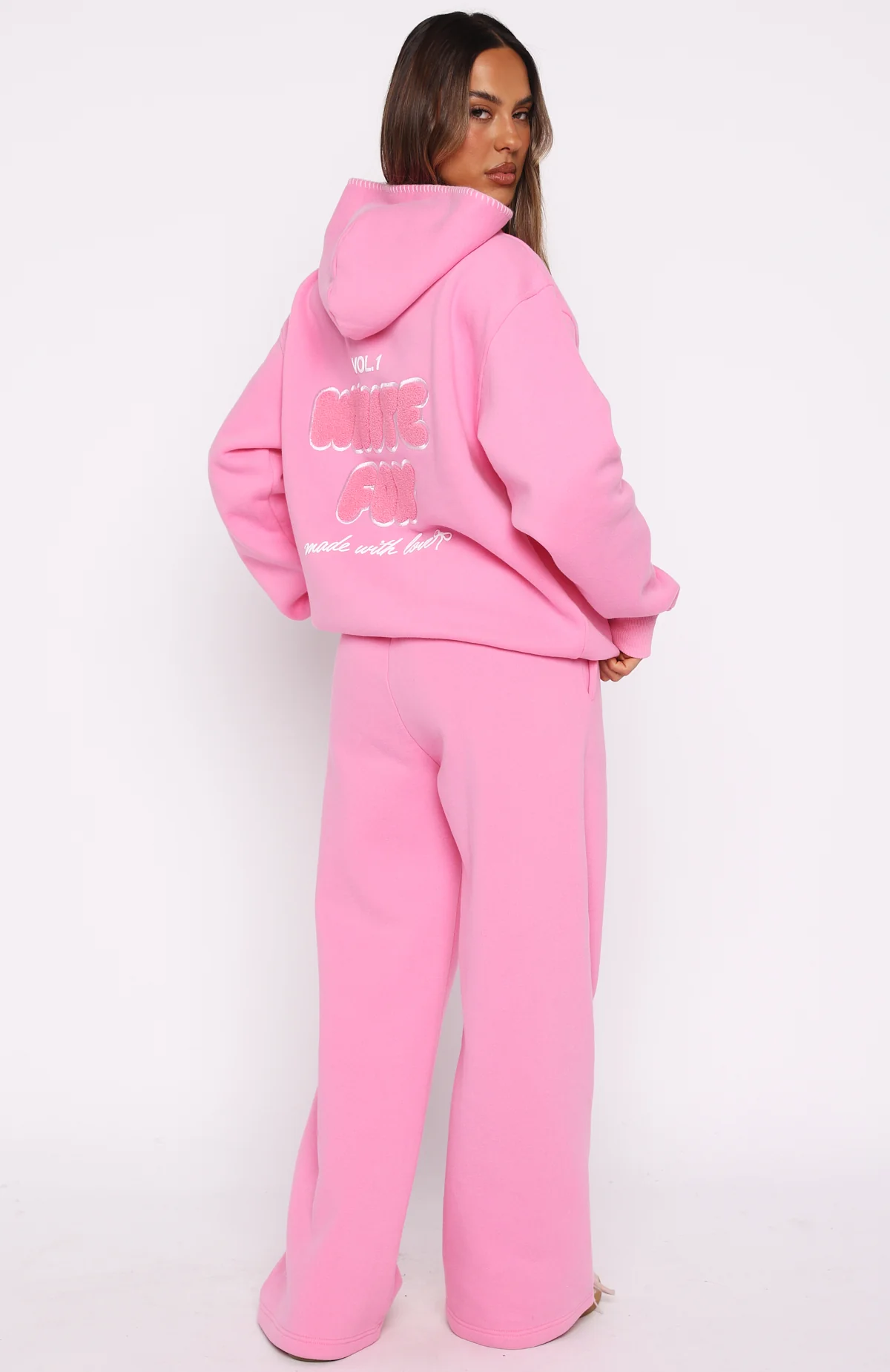 Vol. 1 Wide Leg Sweatpants Bubblegum - Image 3