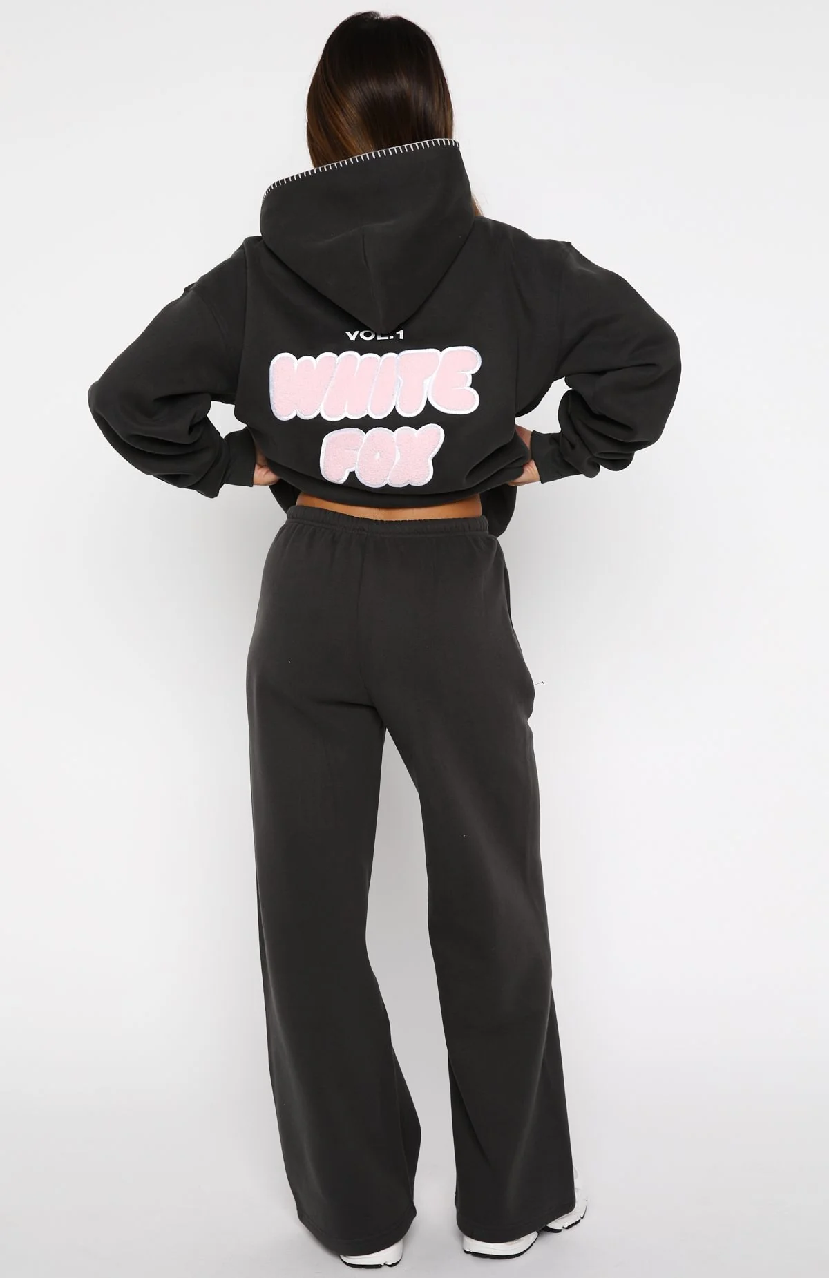 Vol. 1 Wide Leg Sweatpants Charcoal - Image 5