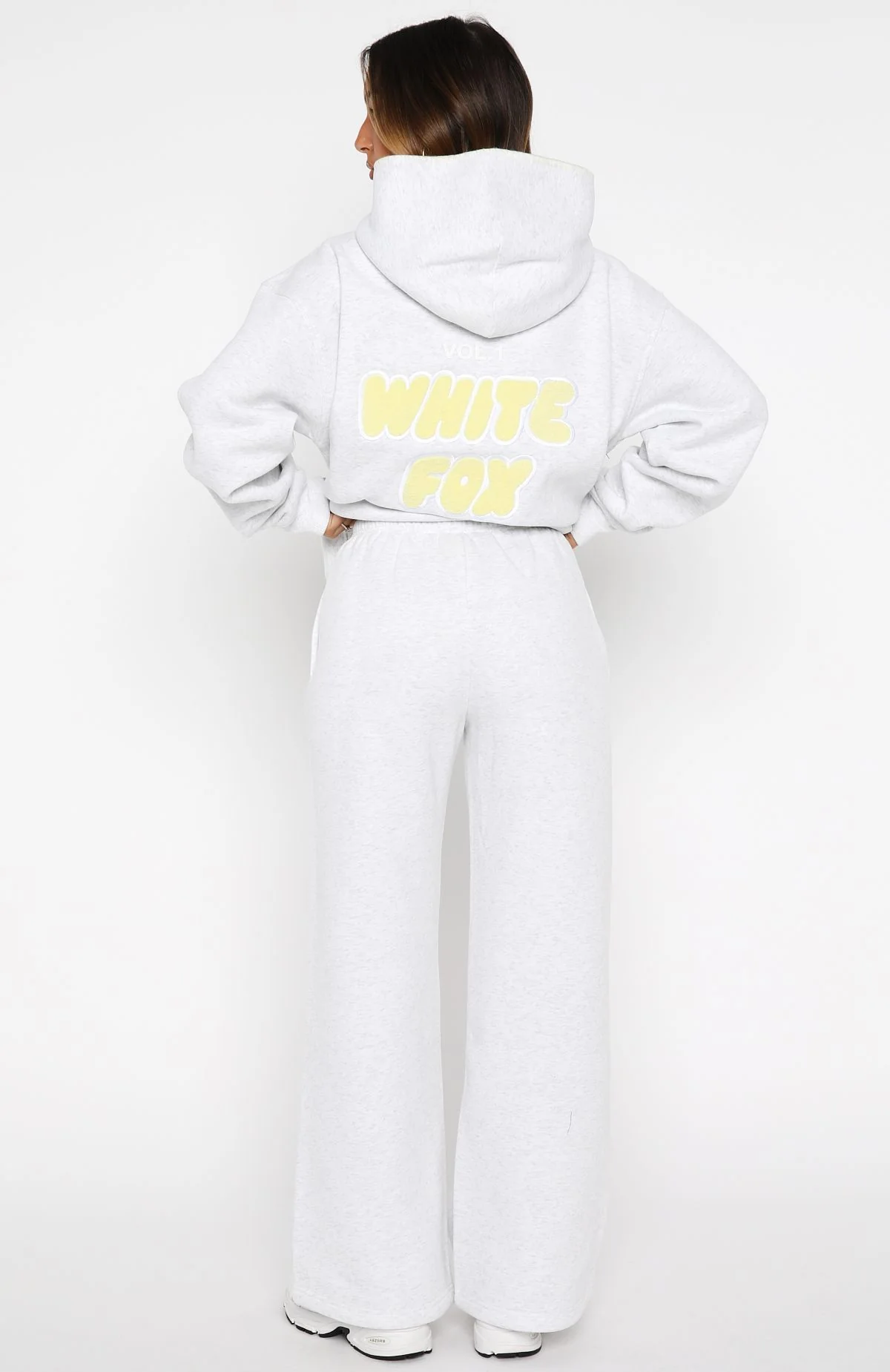 Vol. 1 Wide Leg Sweatpants Grey Marle - Image 4